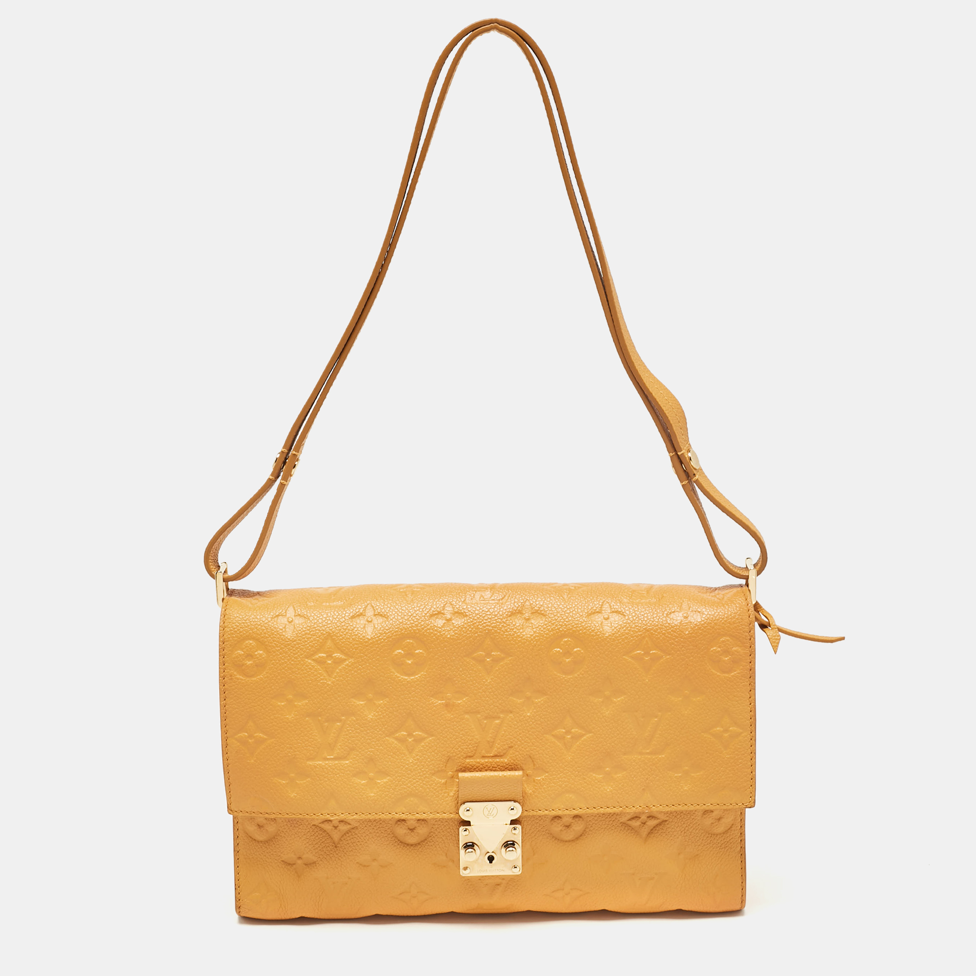 

Louis Vuitton Mustard Monogram Empreinte Leather Fascinante Bag, Yellow