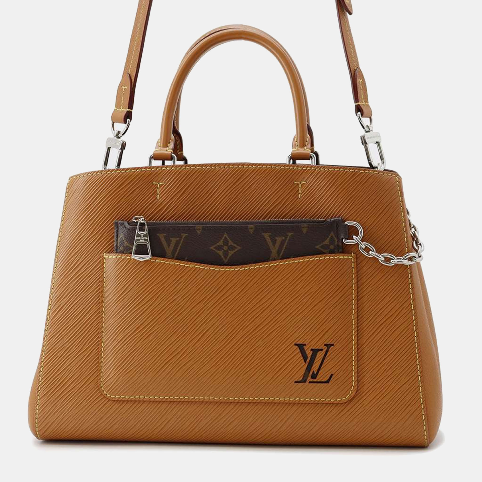 

Louis Vuitton Honey Epi Marelle MM Tote Bag, Brown