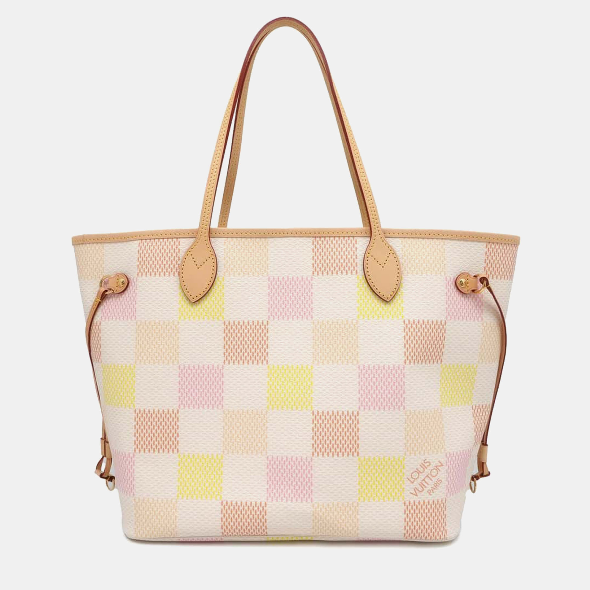 

Louis Vuitton Pastel Damier Neverfull Licious Bag Size MM, Multicolor