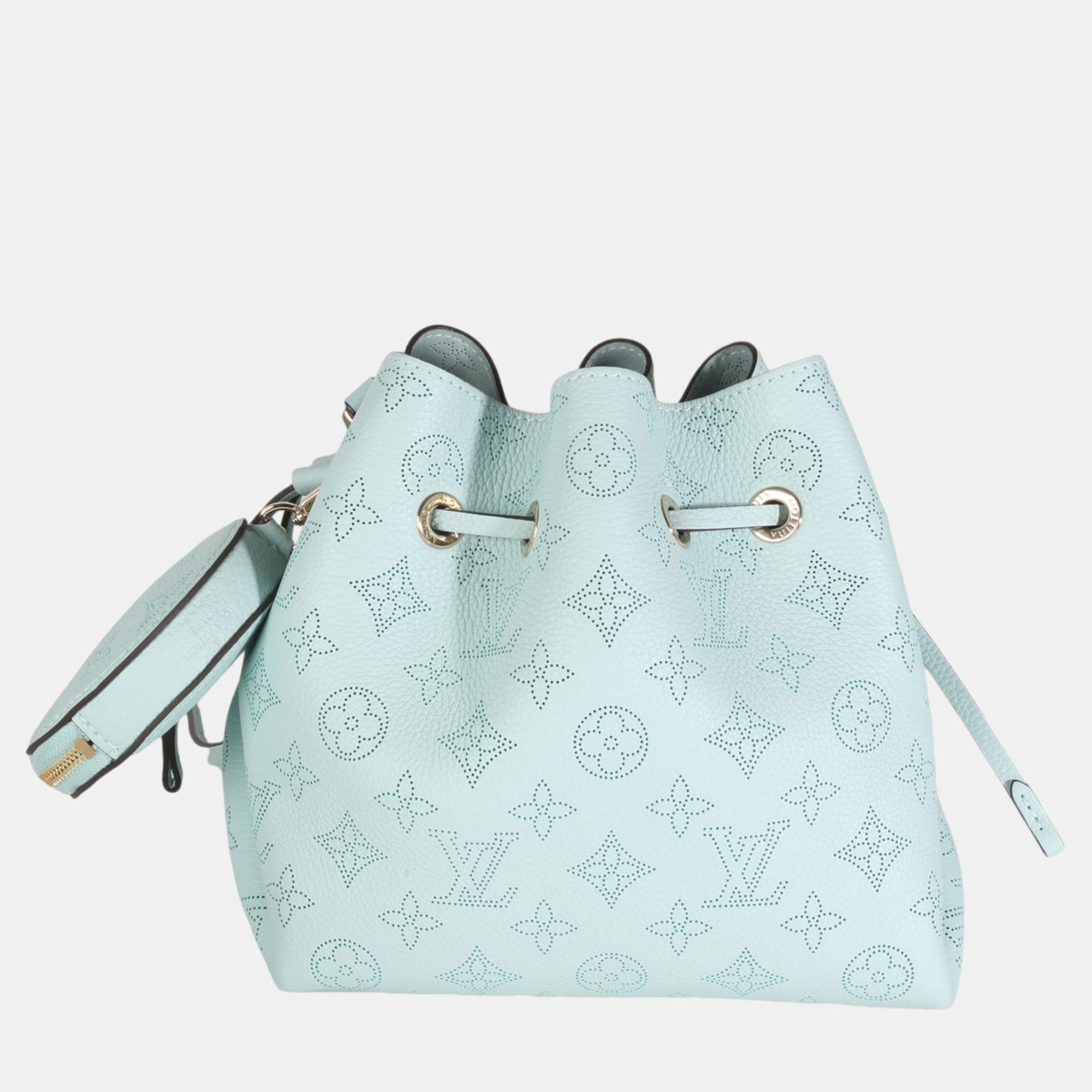 

Louis Vuitton Mineral Blue Mahina Bella Bucket Bag