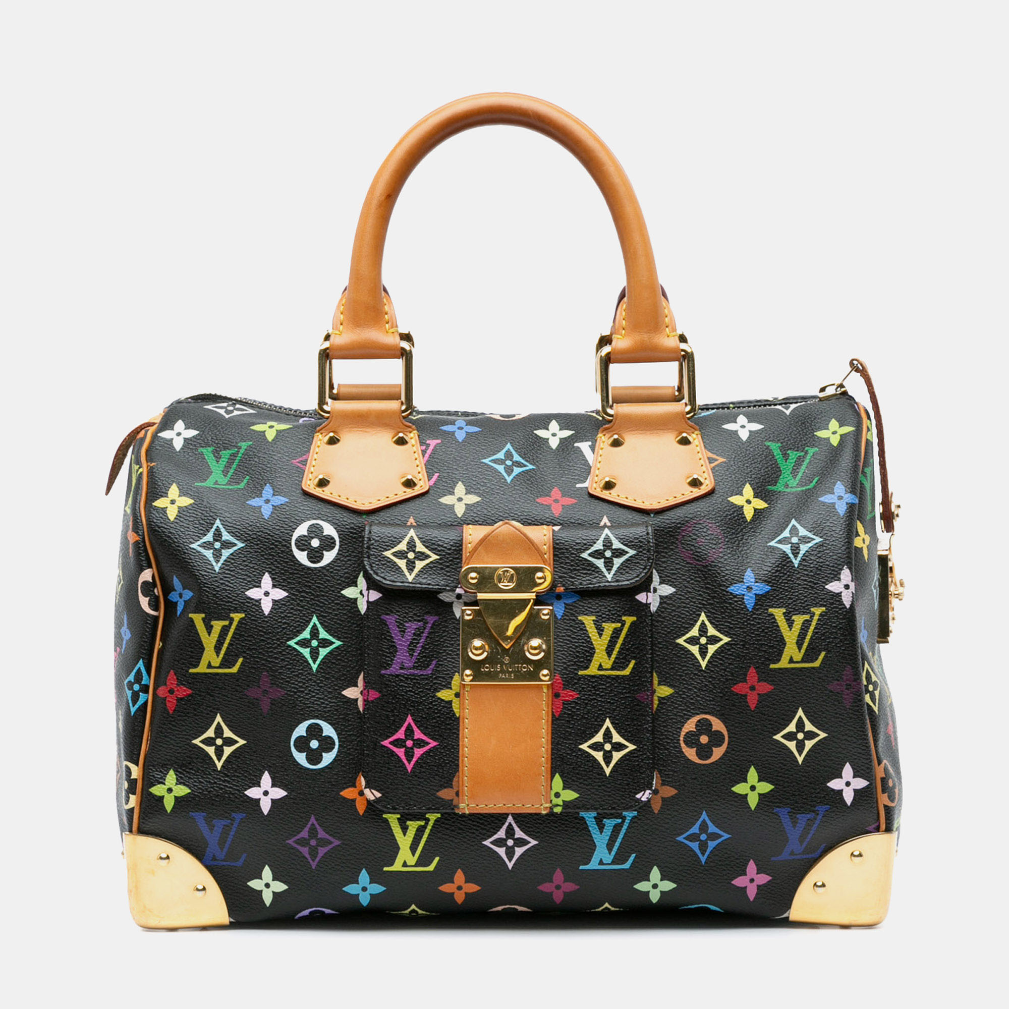 

Louis Vuitton Monogram Multicolor Speedy 30, Black