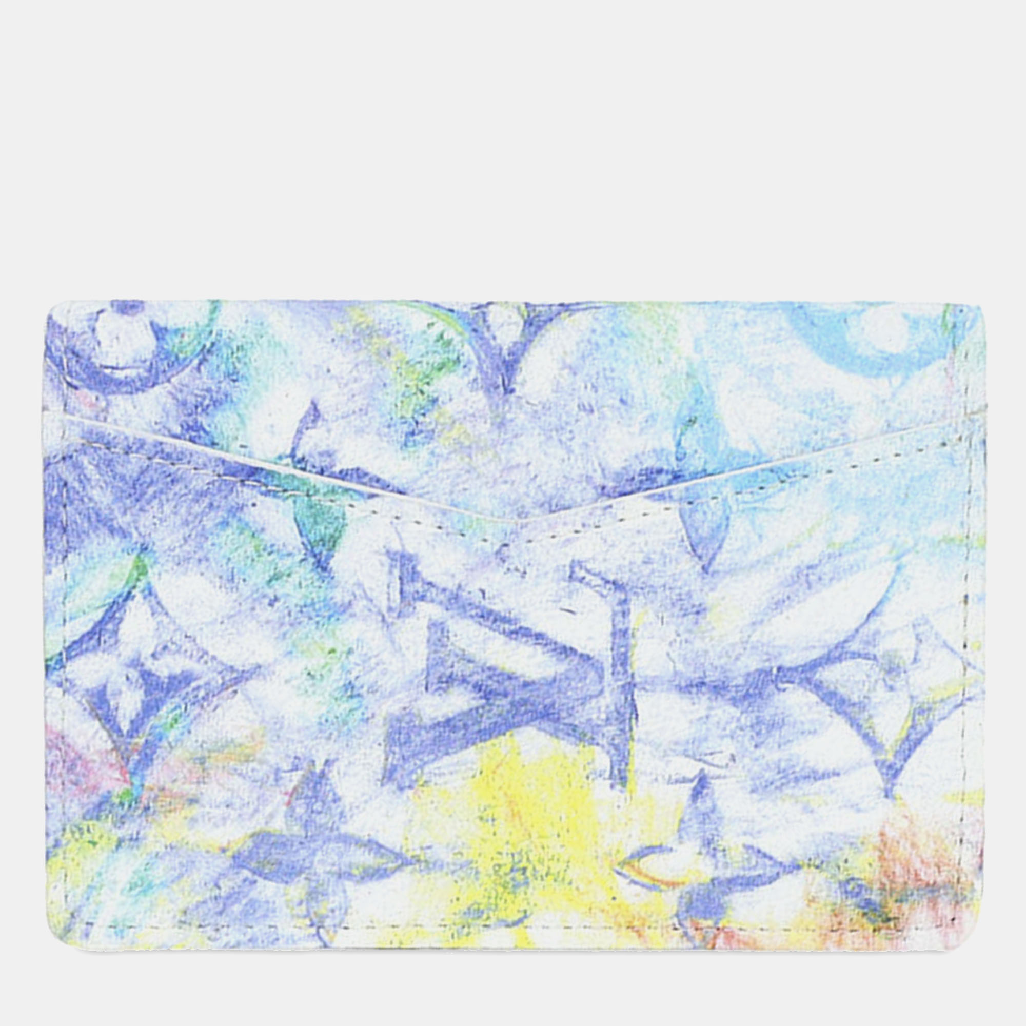 

Louis Vuitton Monogram Watercolor Card Holder, Blue