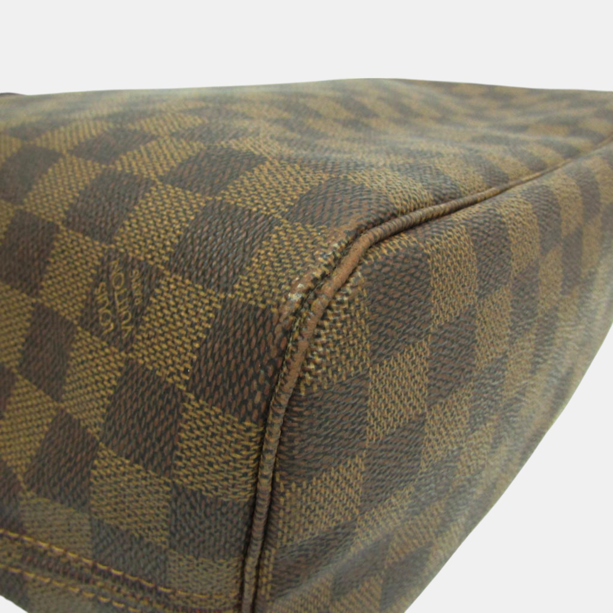 Louis Vuitton Brown Canvas MM Neverfull Tote Bag 