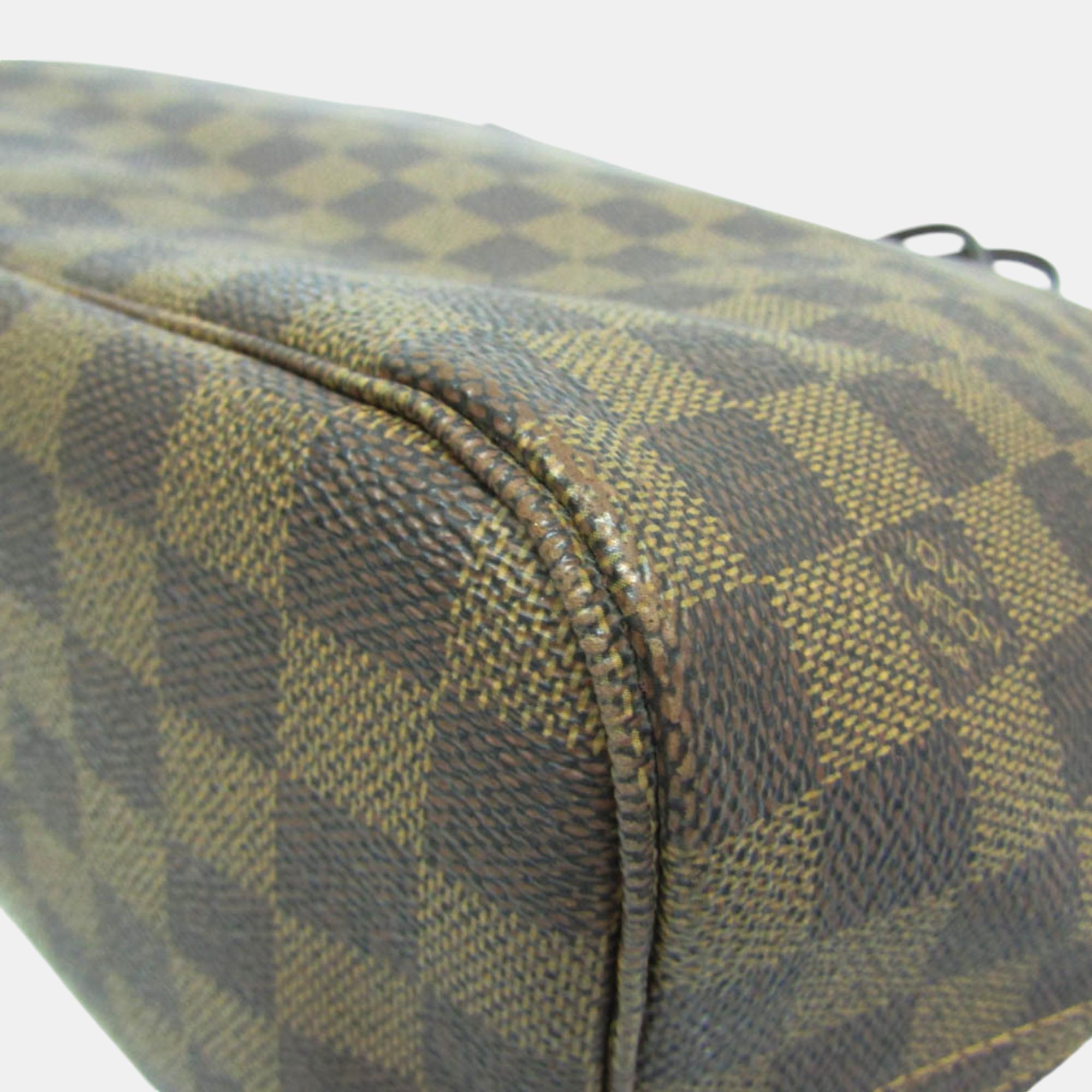 Louis Vuitton Brown Canvas MM Neverfull Tote Bag 