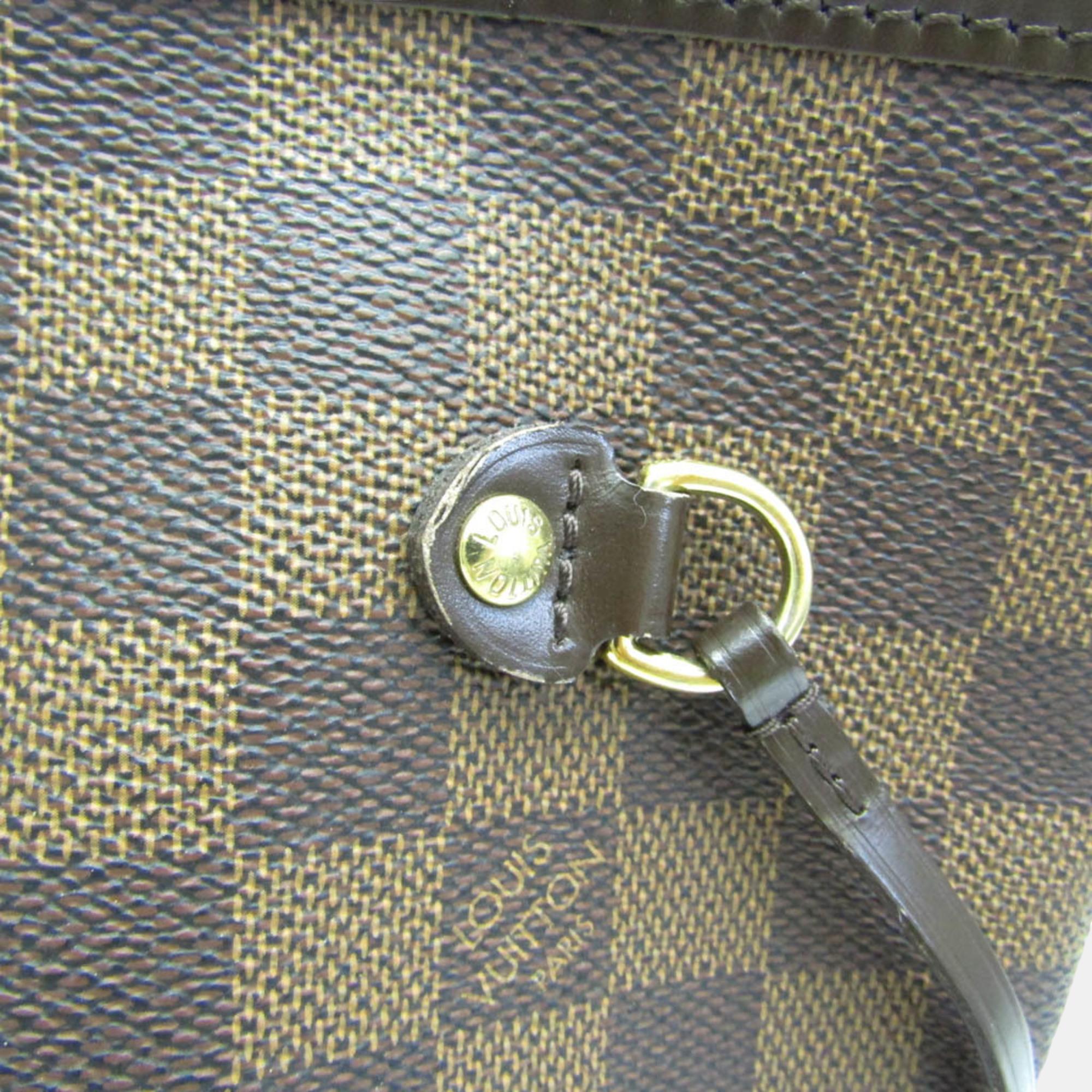 Louis Vuitton Brown Canvas MM Neverfull Tote Bag 