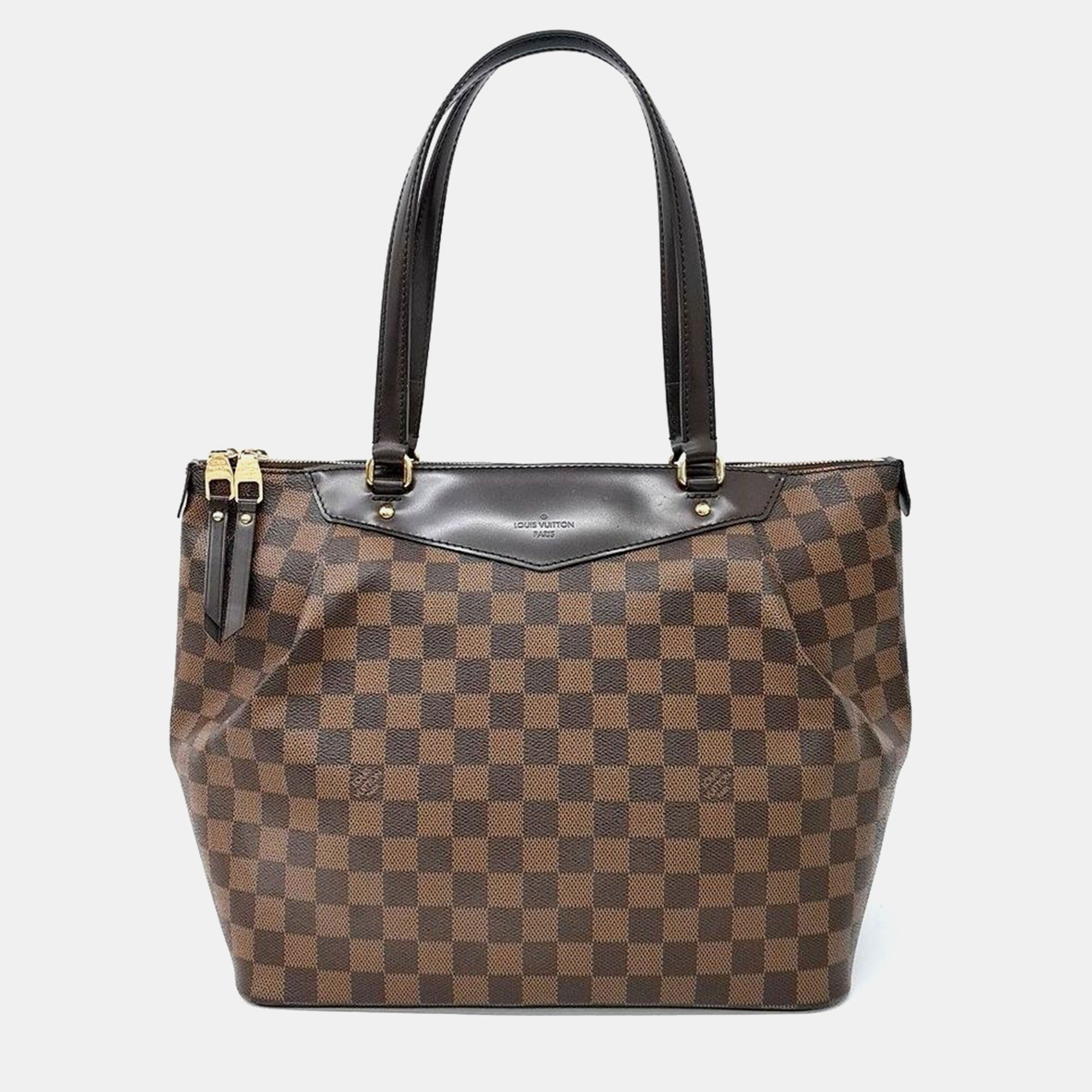 Pre-owned Louis Vuitton Damier Westminster Gm Bag In Brown