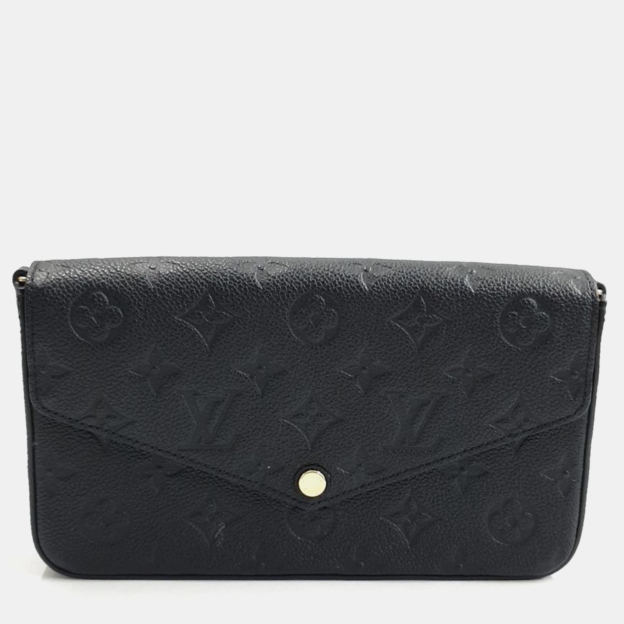 

Louis Vuitton Empreinte Pochette Felicie bag, Black