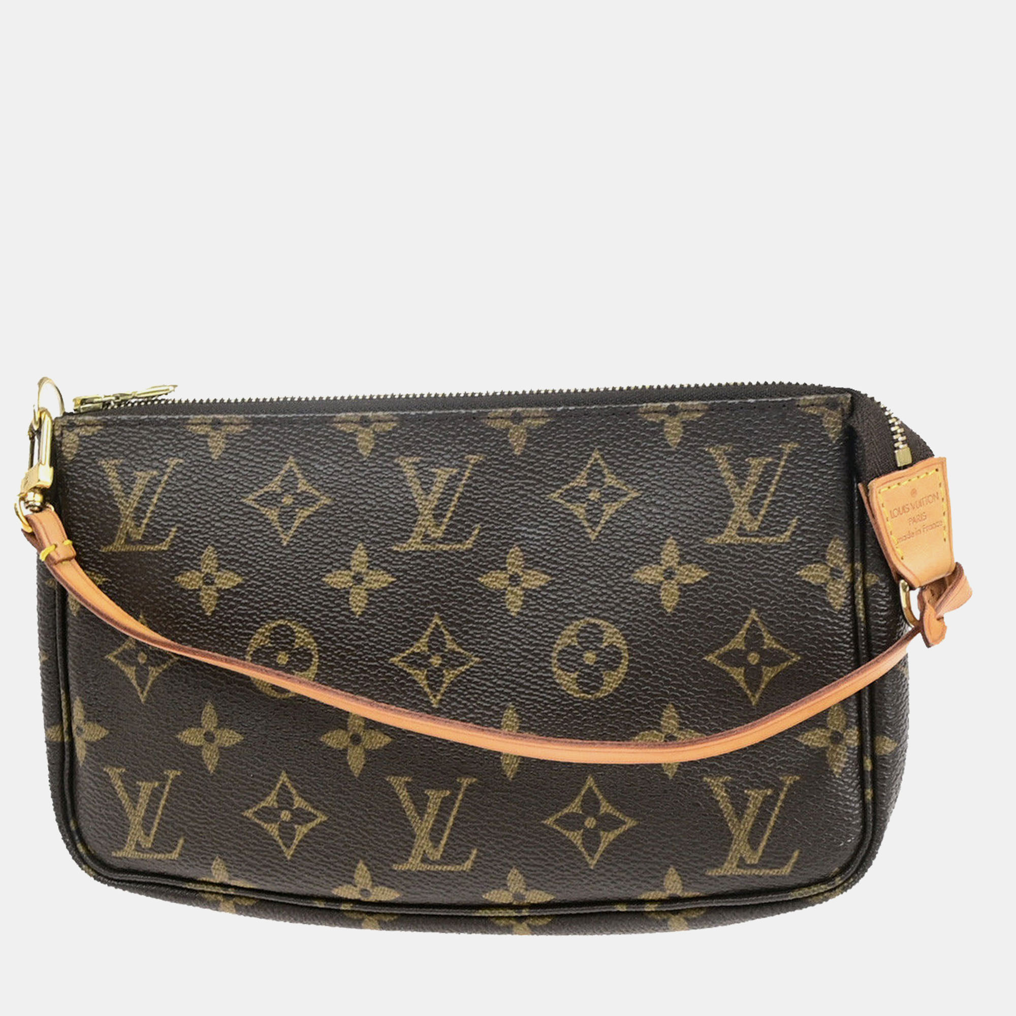 

Louis Vuitton Brown Canvas Pochette Accessoires Shoulder Bag