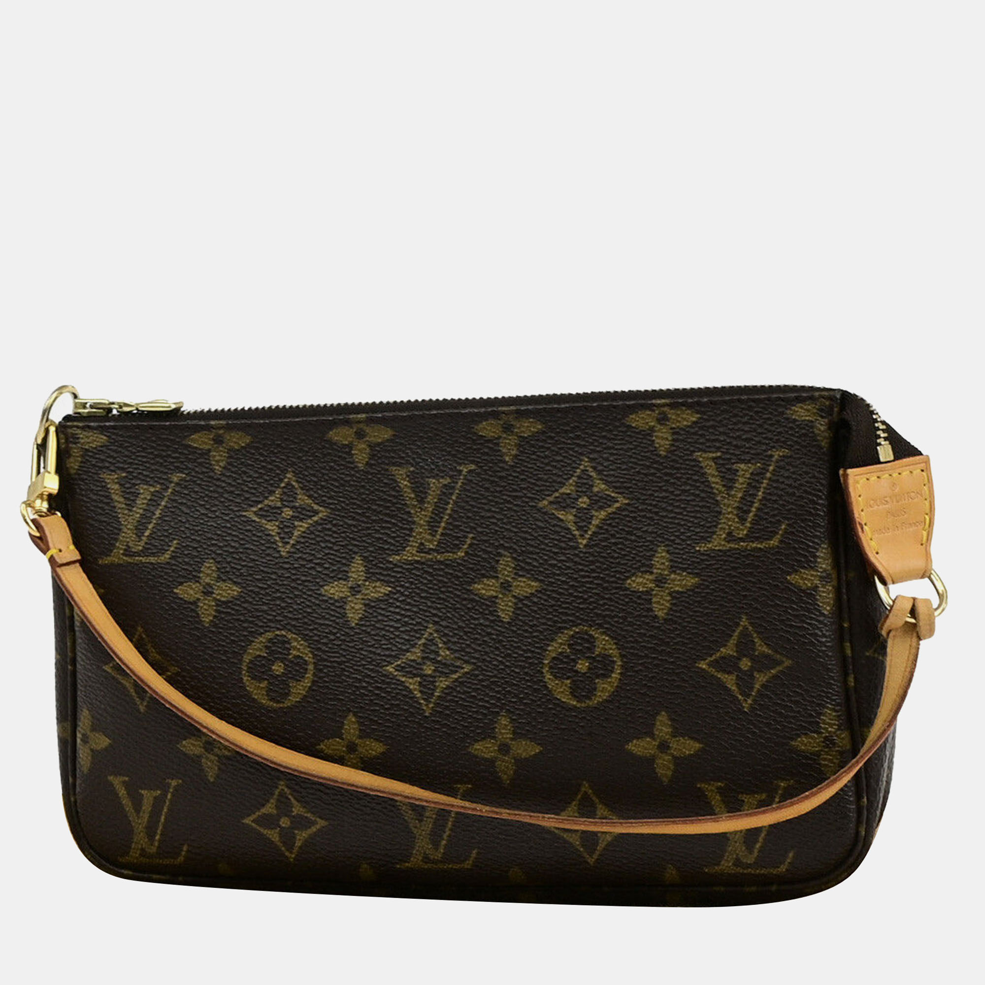 

Louis Vuitton Brown Canvas Pochette Accessoires Shoulder Bag