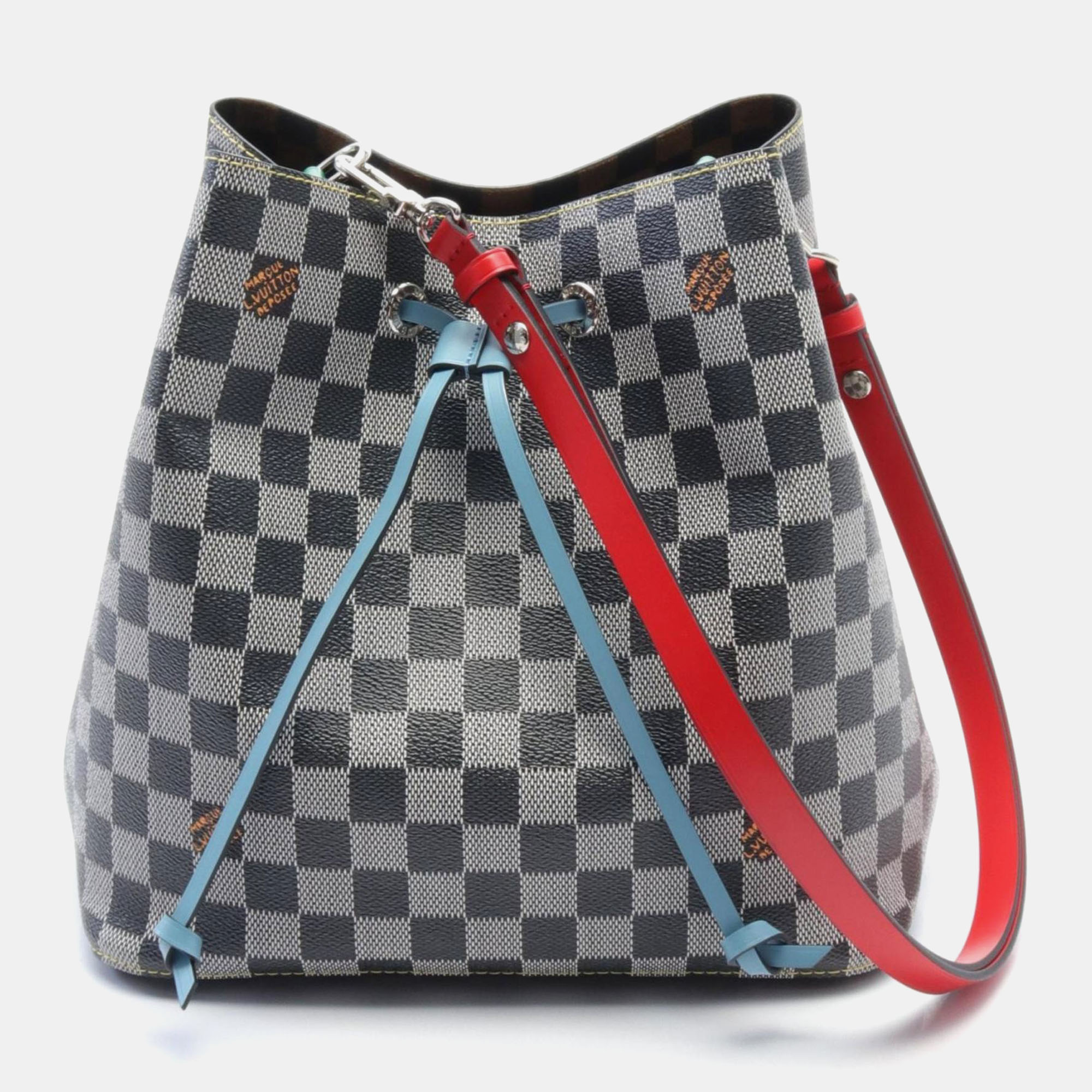 

Louis Vuitton Black Coated Canvas Damier NéoNoé MM Hobo Bag