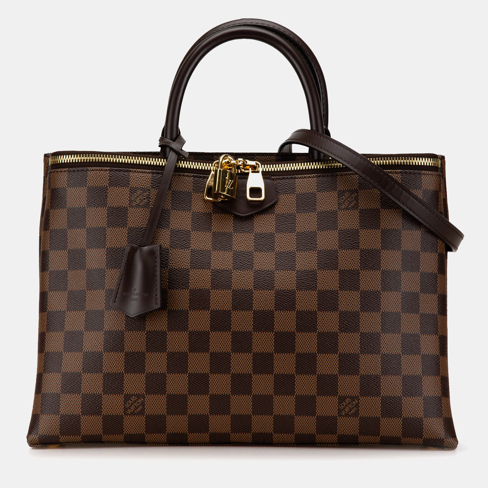 

Louis Vuitton Damier Ebene Canvas Brompton Bag, Brown