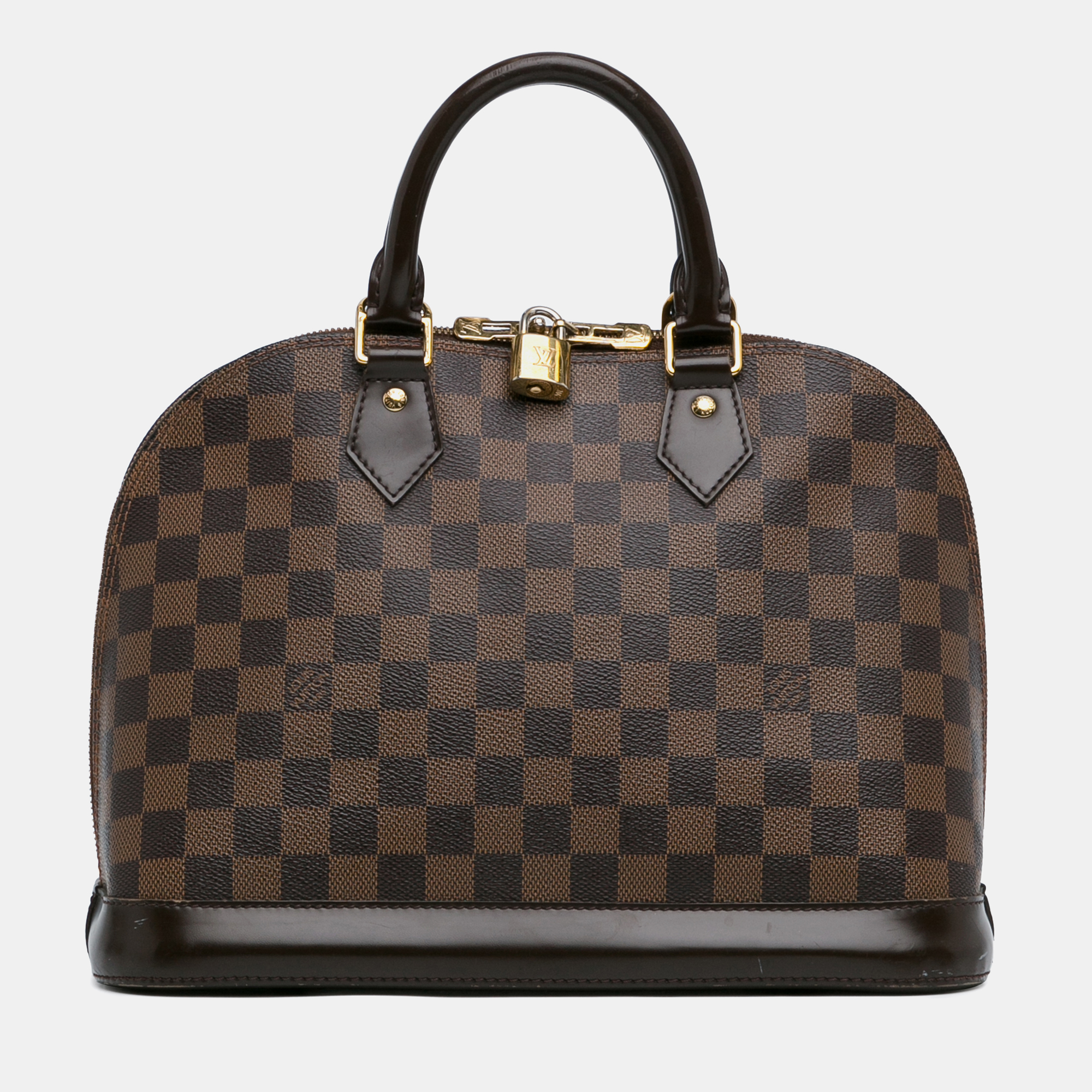 

Louis Vuitton Damier Ebene Alma PM Bag, Brown