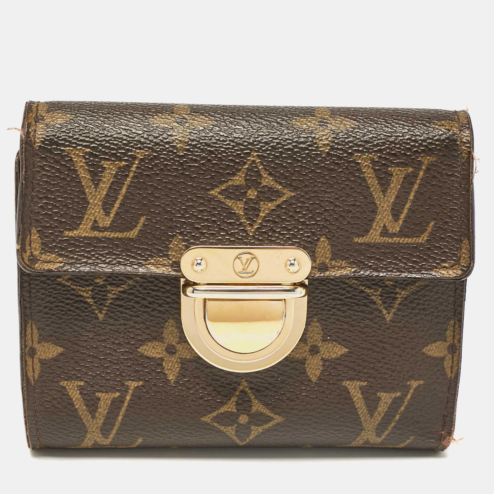 

Louis Vuitton Monogram Canvas Koala Wallet, Brown