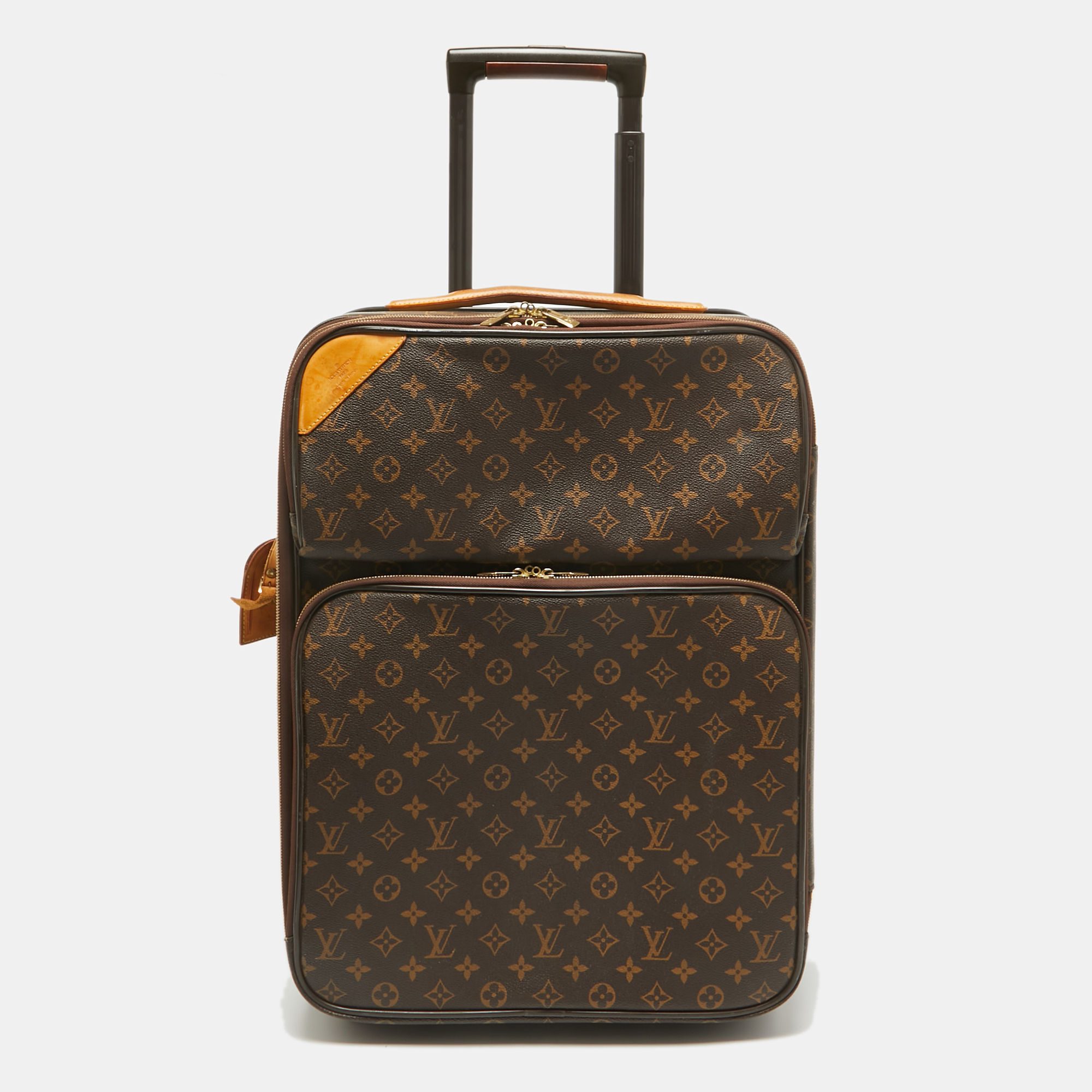 

Louis Vuitton Monogram Canvas Business Pegase 55 Luggage, Brown