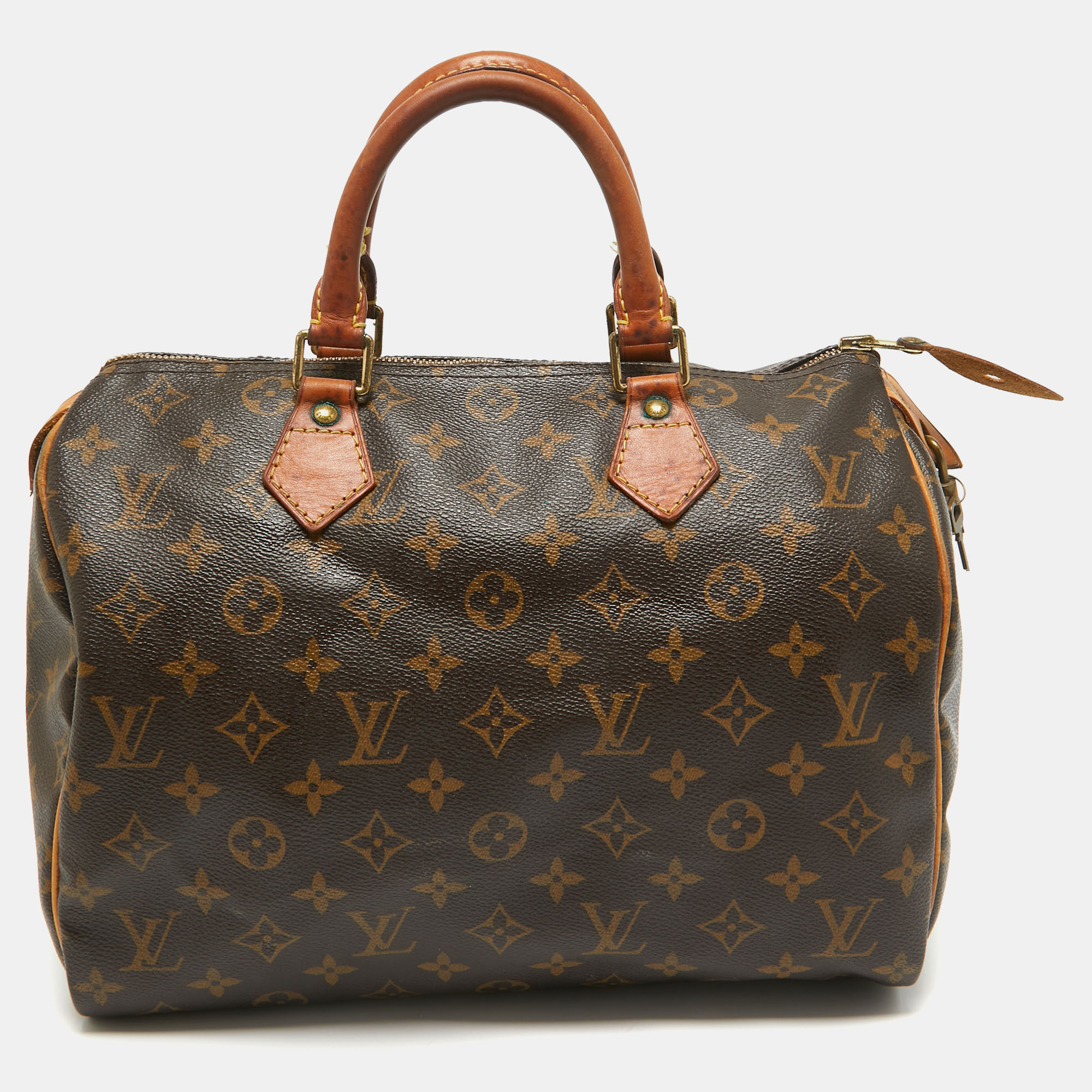 

Louis Vuitton Monogram Canvas Speedy 30 Bag, Brown