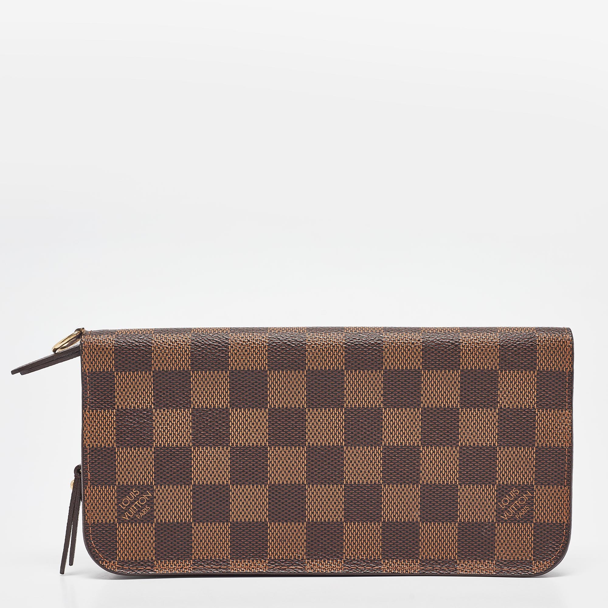 

Louis Vuitton Damier Ebene Canvas Insolite Wallet, Brown