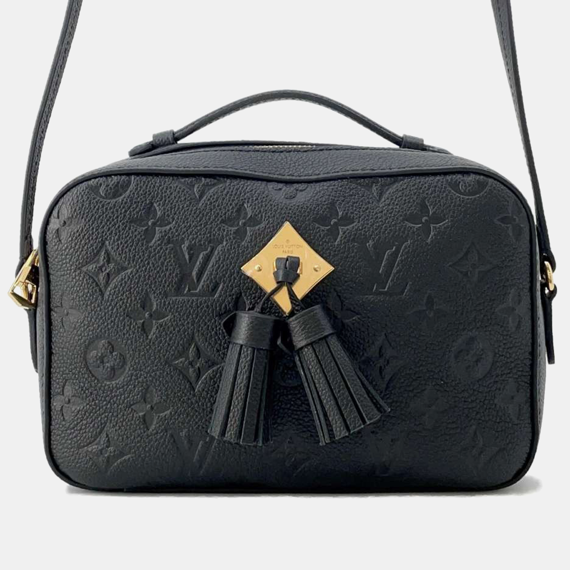 

Louis Vuitton Noir Monogram Empreinte Leather Saintonge bag, Black