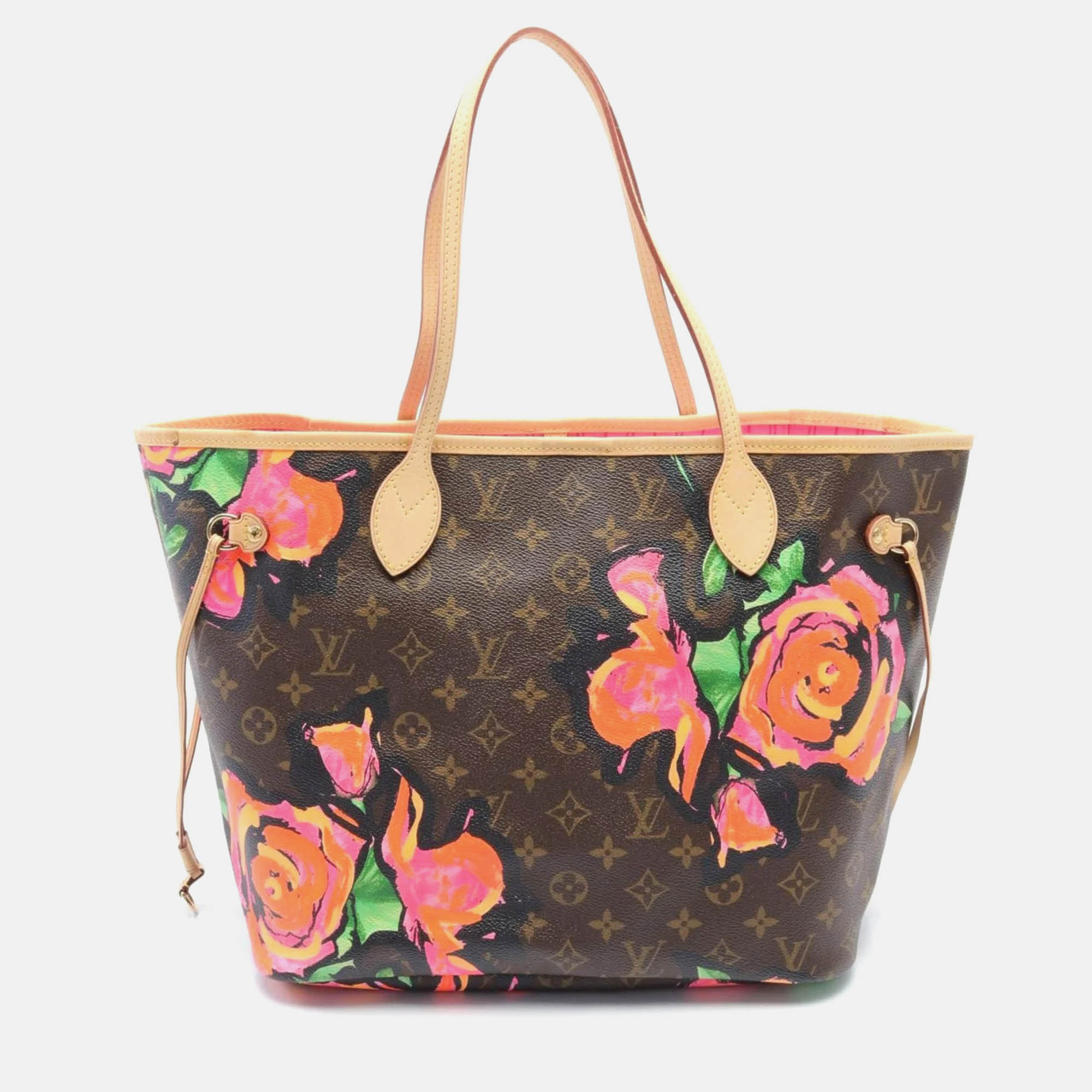 

Louis Vuitton Stephen Sprouse Multicolor Monogram Roses Coated Canvas Neverfull MM Tote Bag, Brown