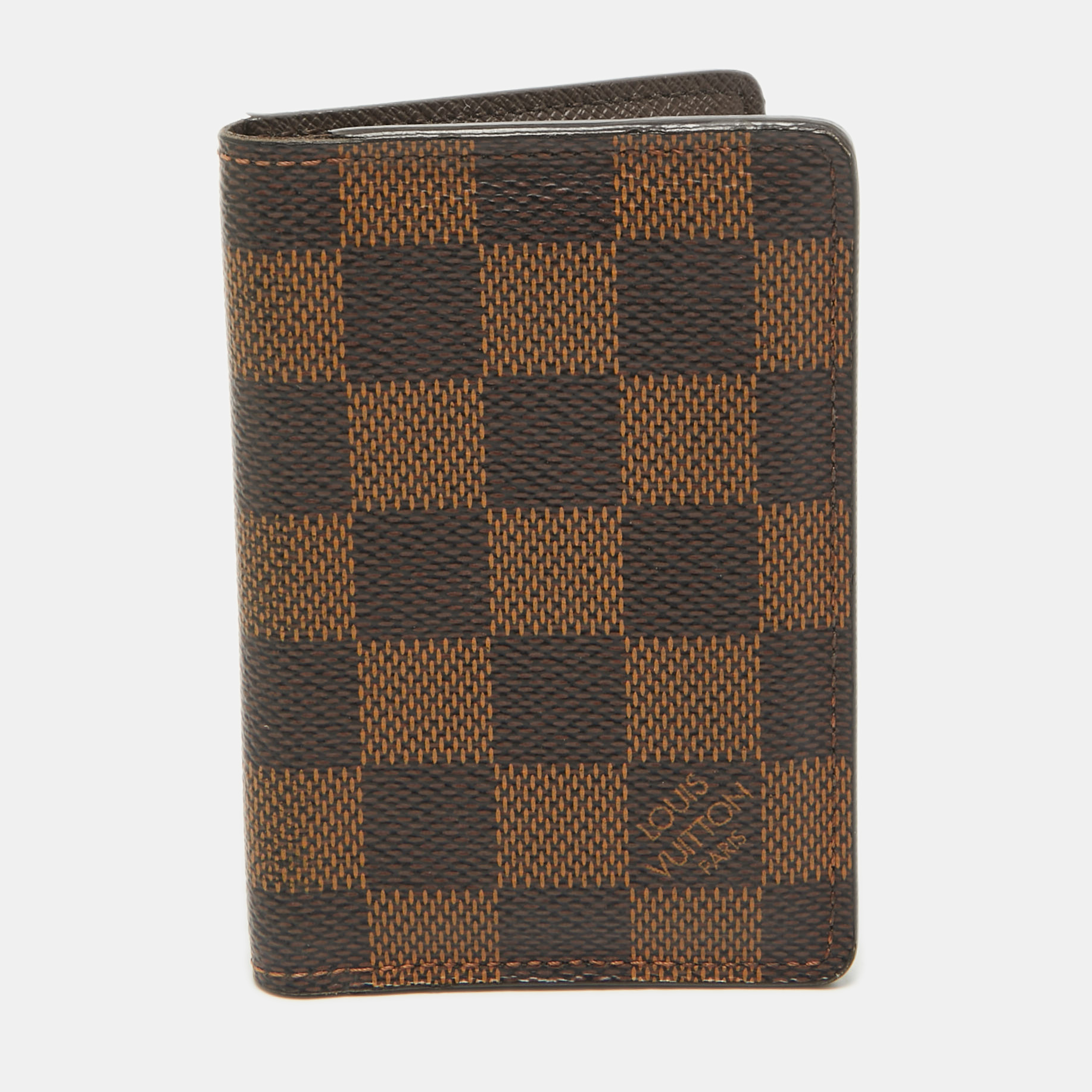 

Louis Vuitton Damier Ebene Canvas Pocket Organizer, Brown