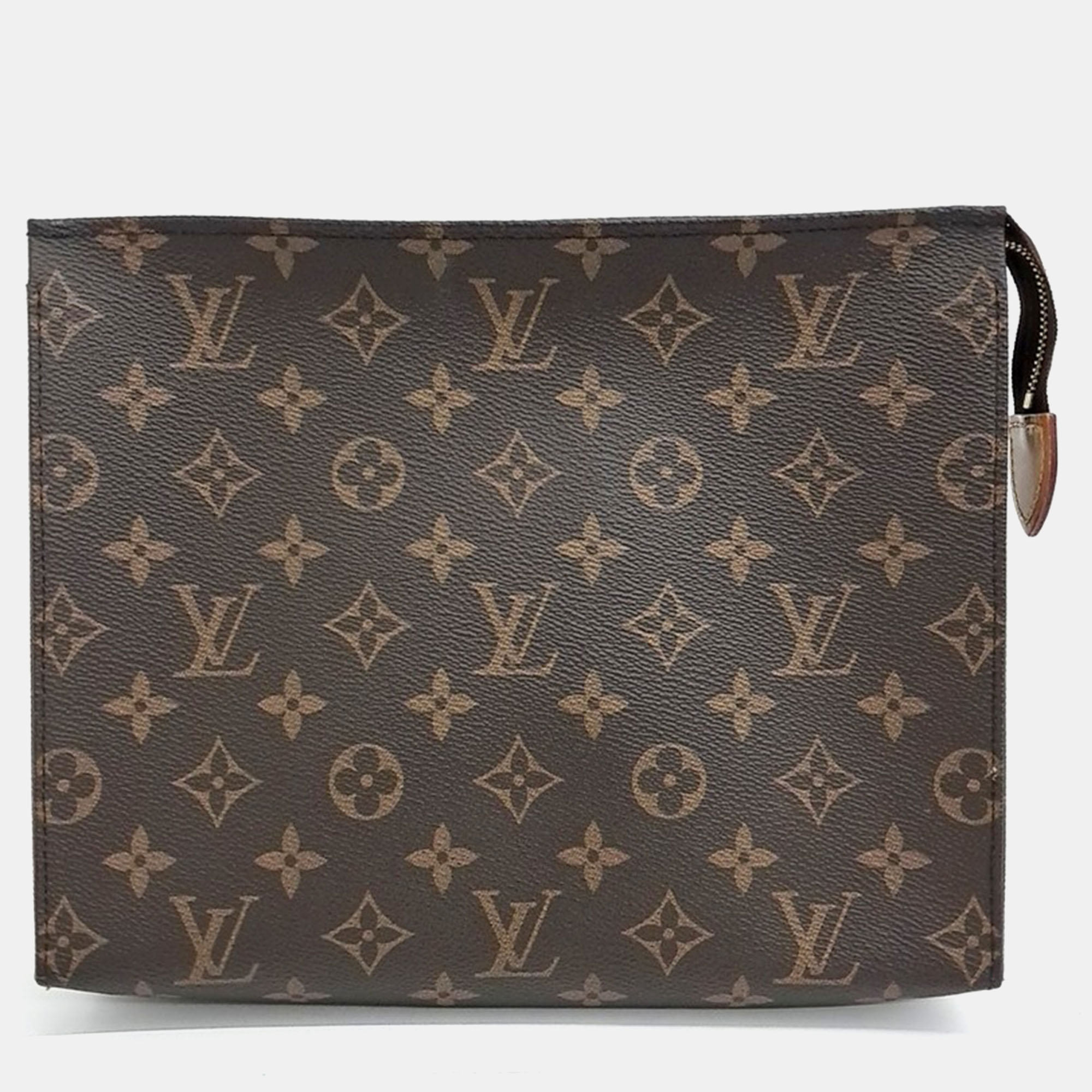 

Louis Vuitton Monogram Pochette Toilet 26 bag, Brown