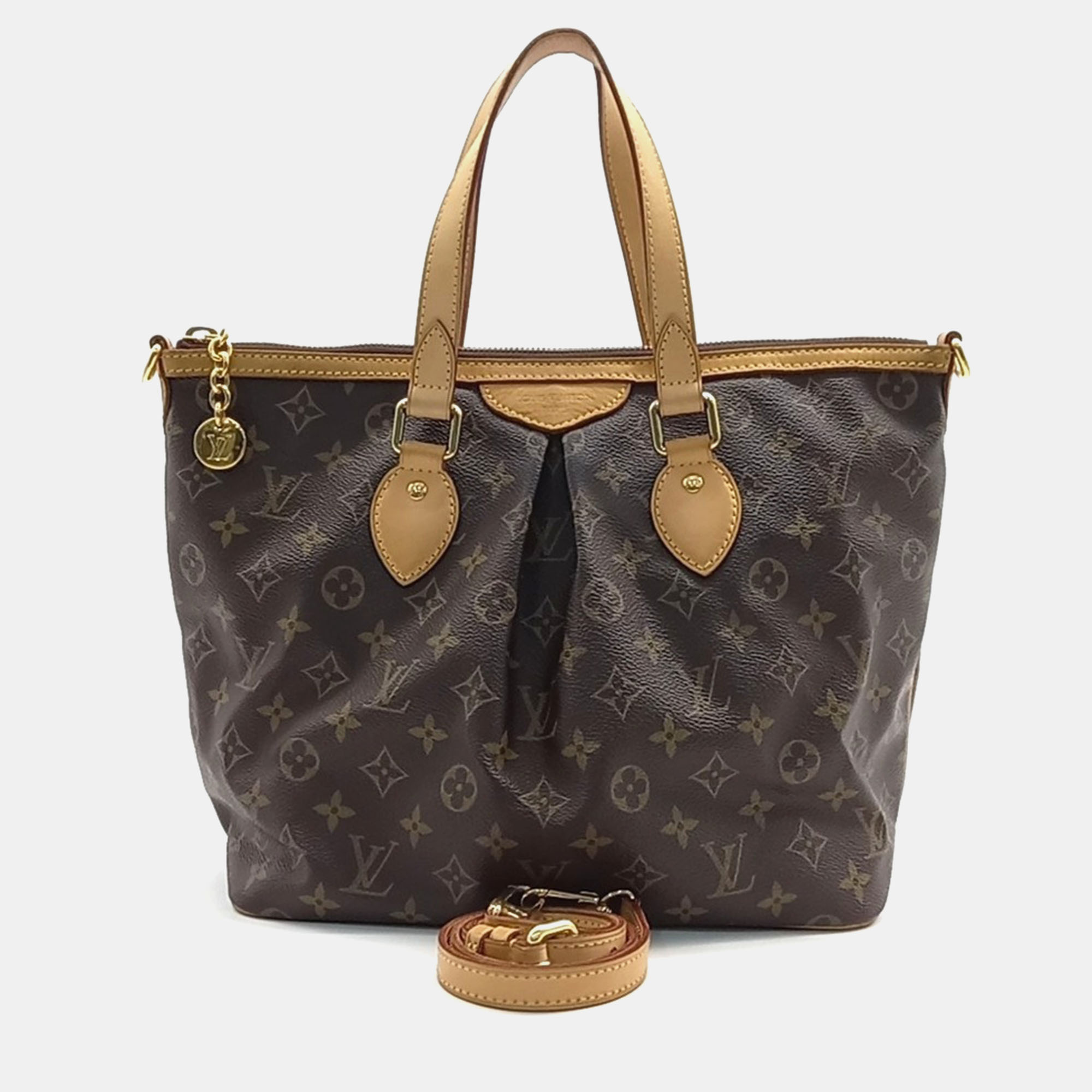 

Louis Vuitton Monogram Palermo PM Bag, Brown