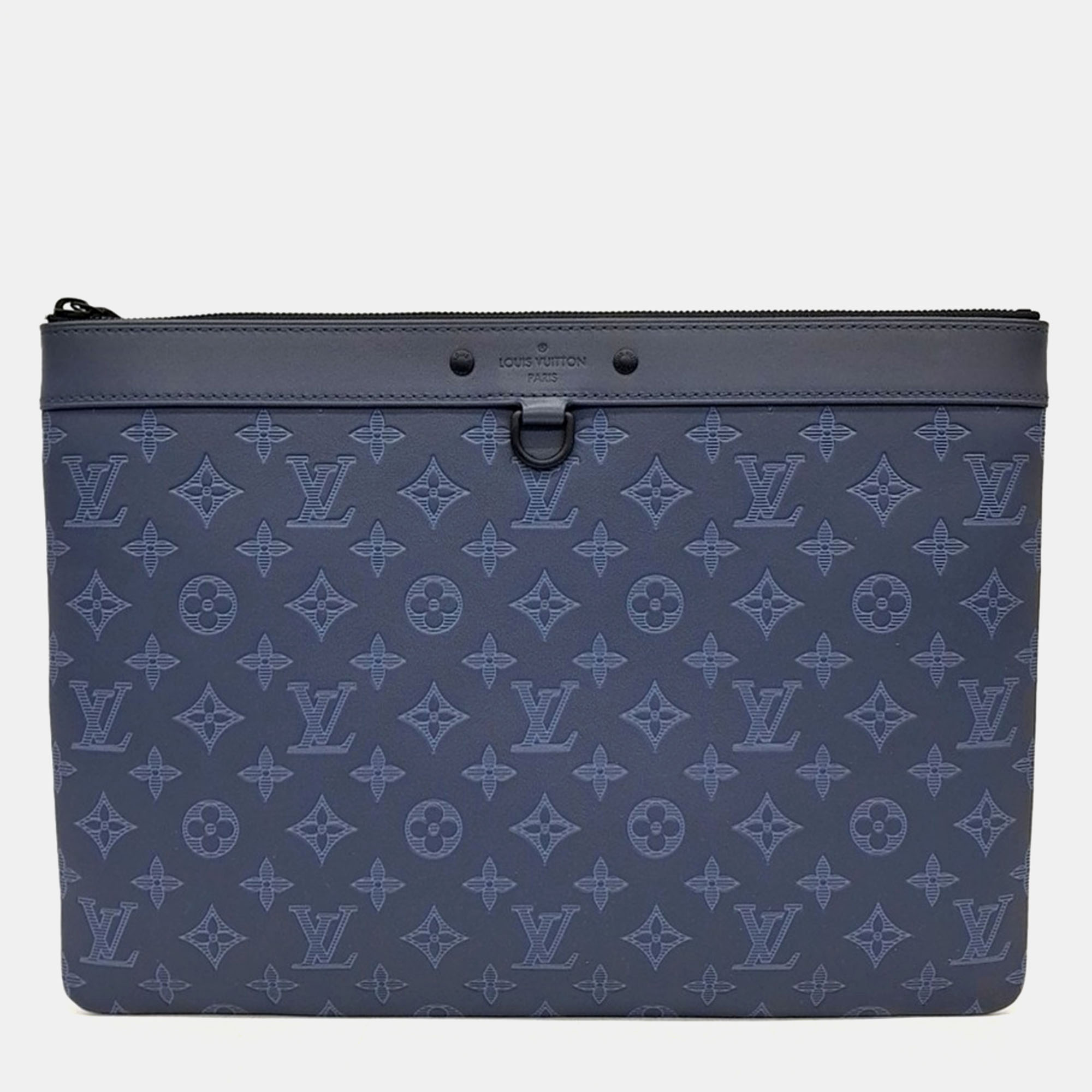 

Louis Vuitton Discovery Pochette Clutch Bag, Navy blue