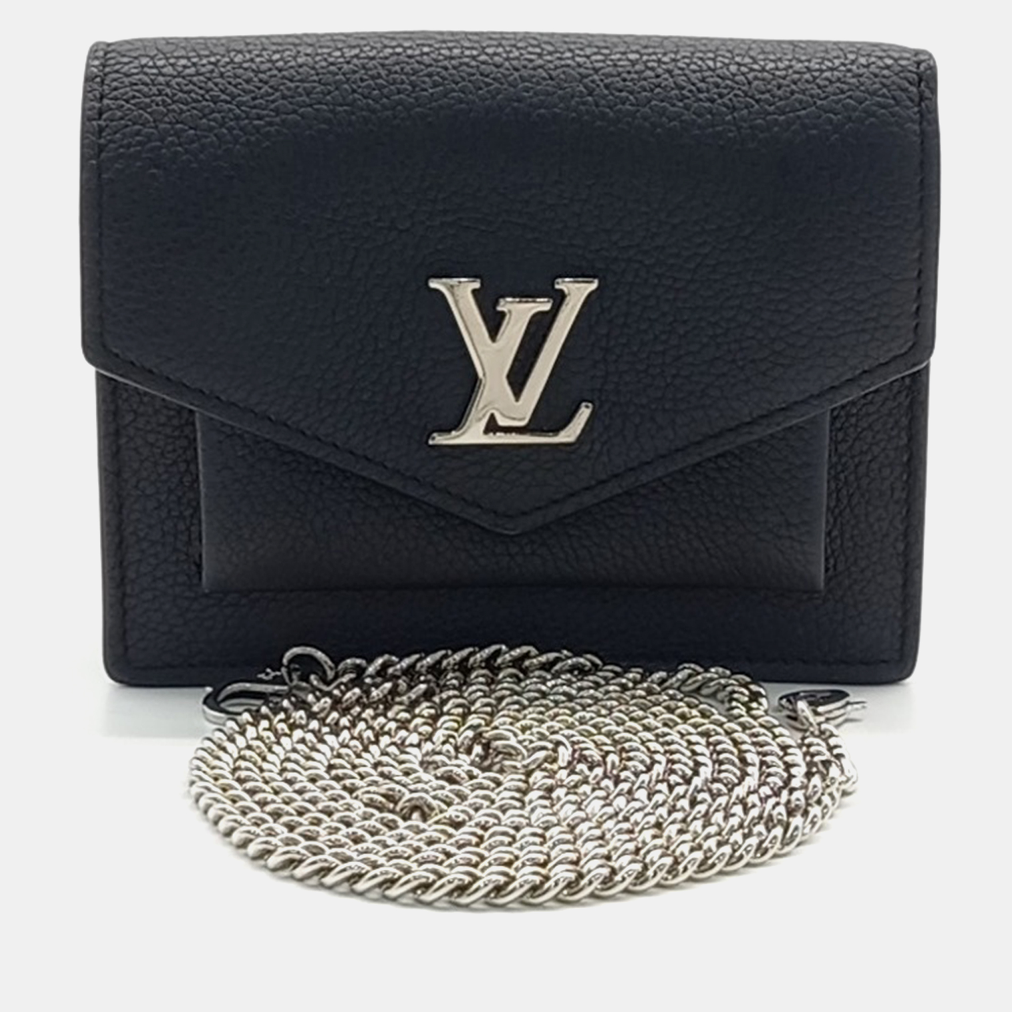 

Louis Vuitton My Lock Me Mini Chain Pochette Shoulder Bag, Black