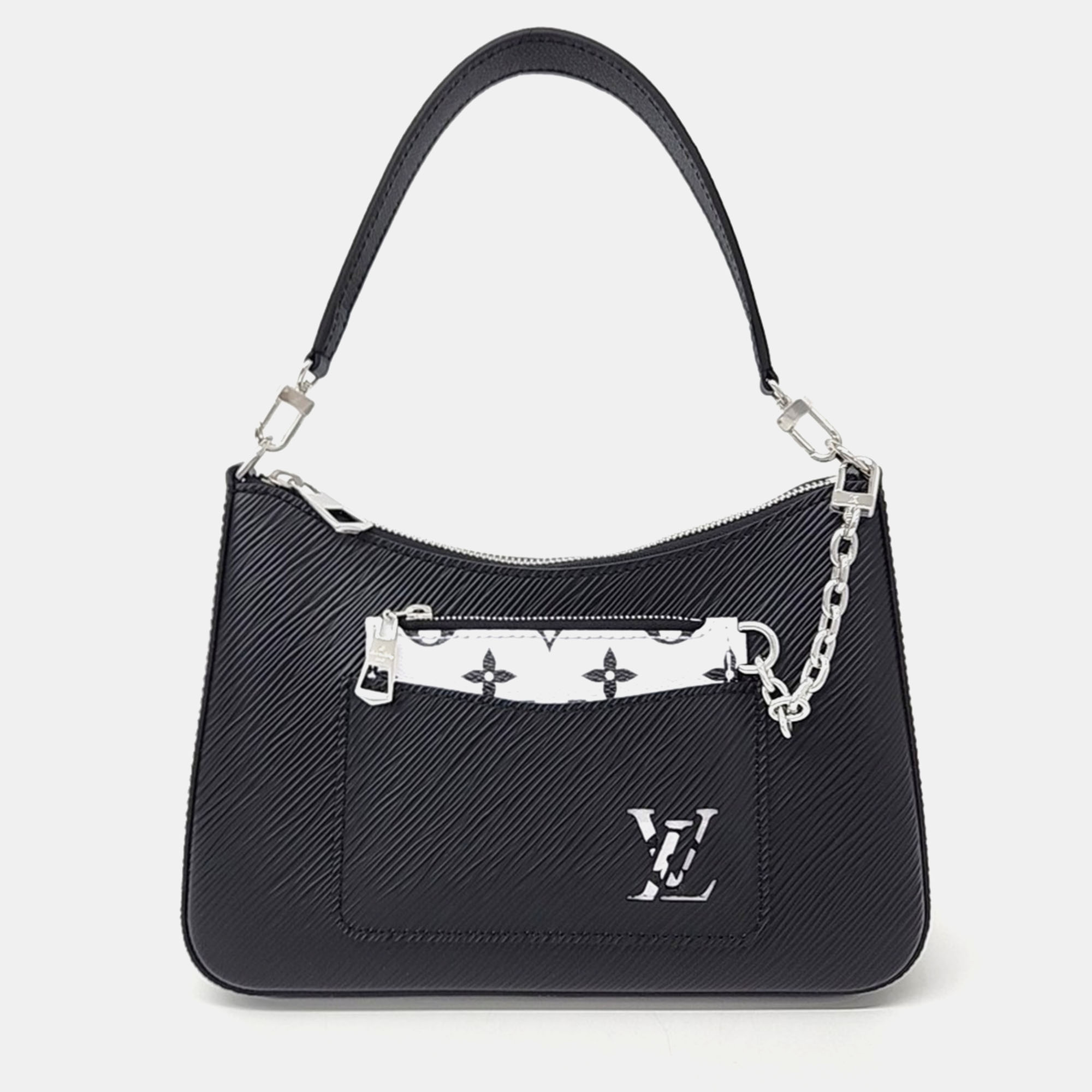 Pre-owned Louis Vuitton Epi Marel Bag In Black