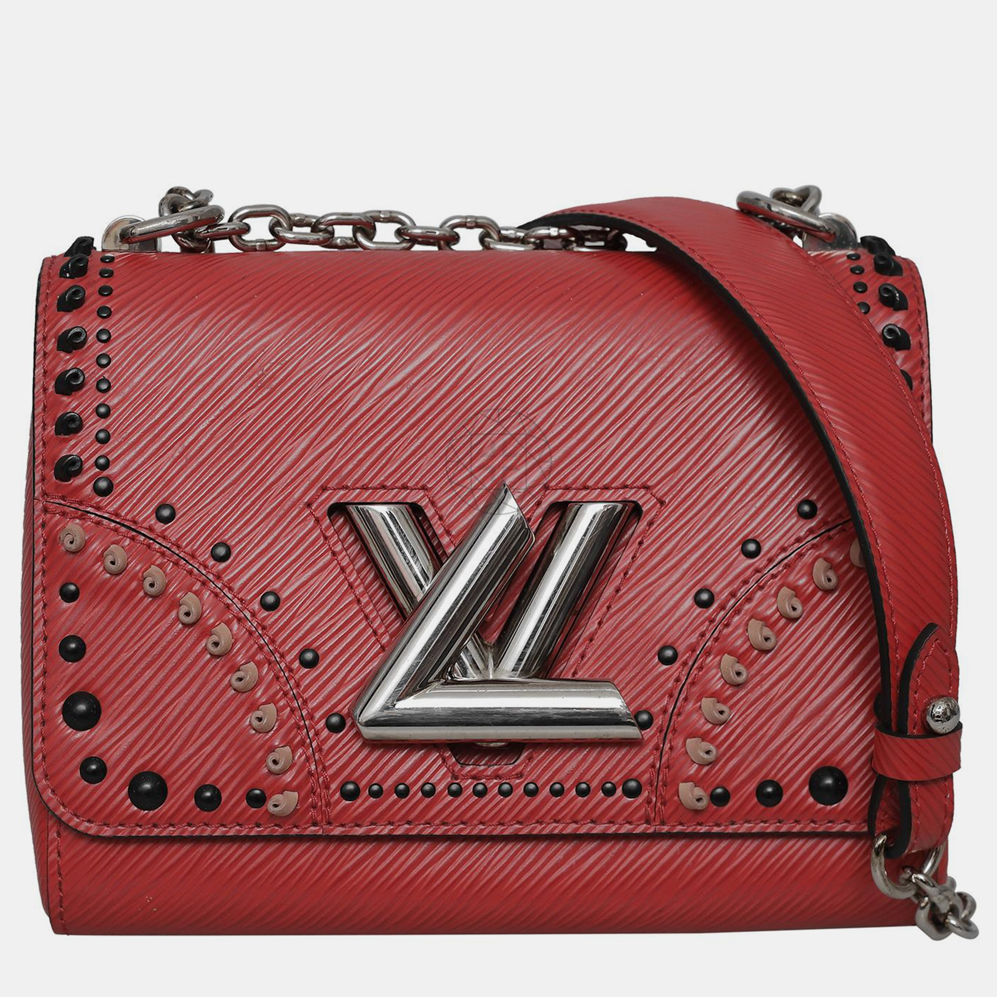 

Louis Vuitton Red Epi Leather Stud Twist PM Crossbody bag, Pink