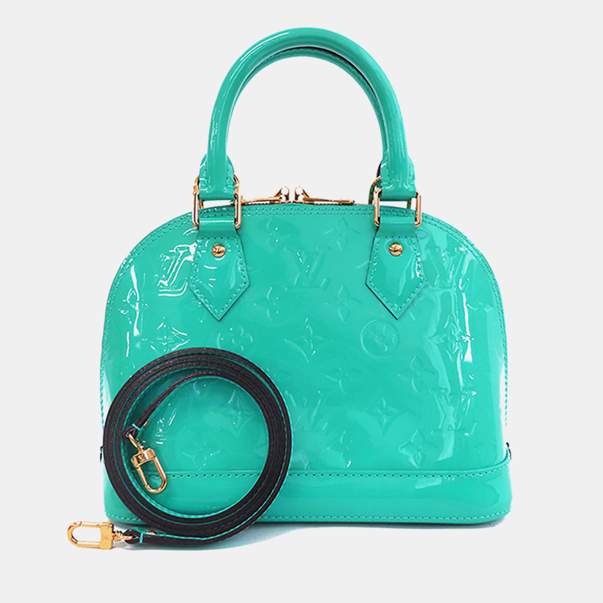 

Louis Vuitton Monogram Vernis Alma BB Bag, Blue