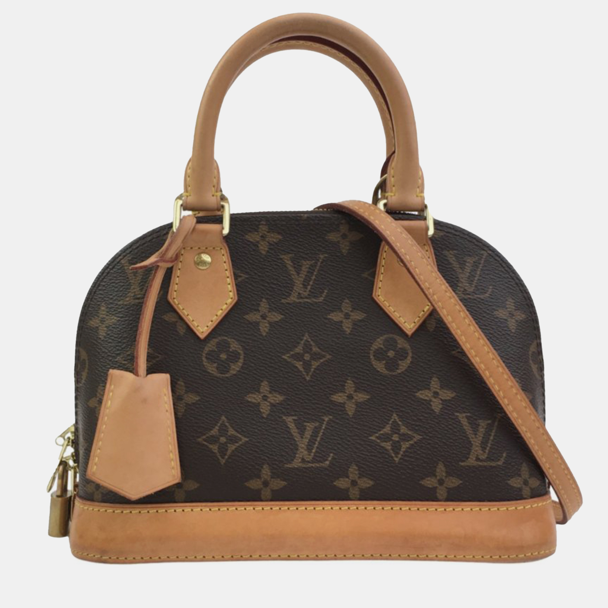 

Louis Vuitton Monogram Alma BB Bag, Brown