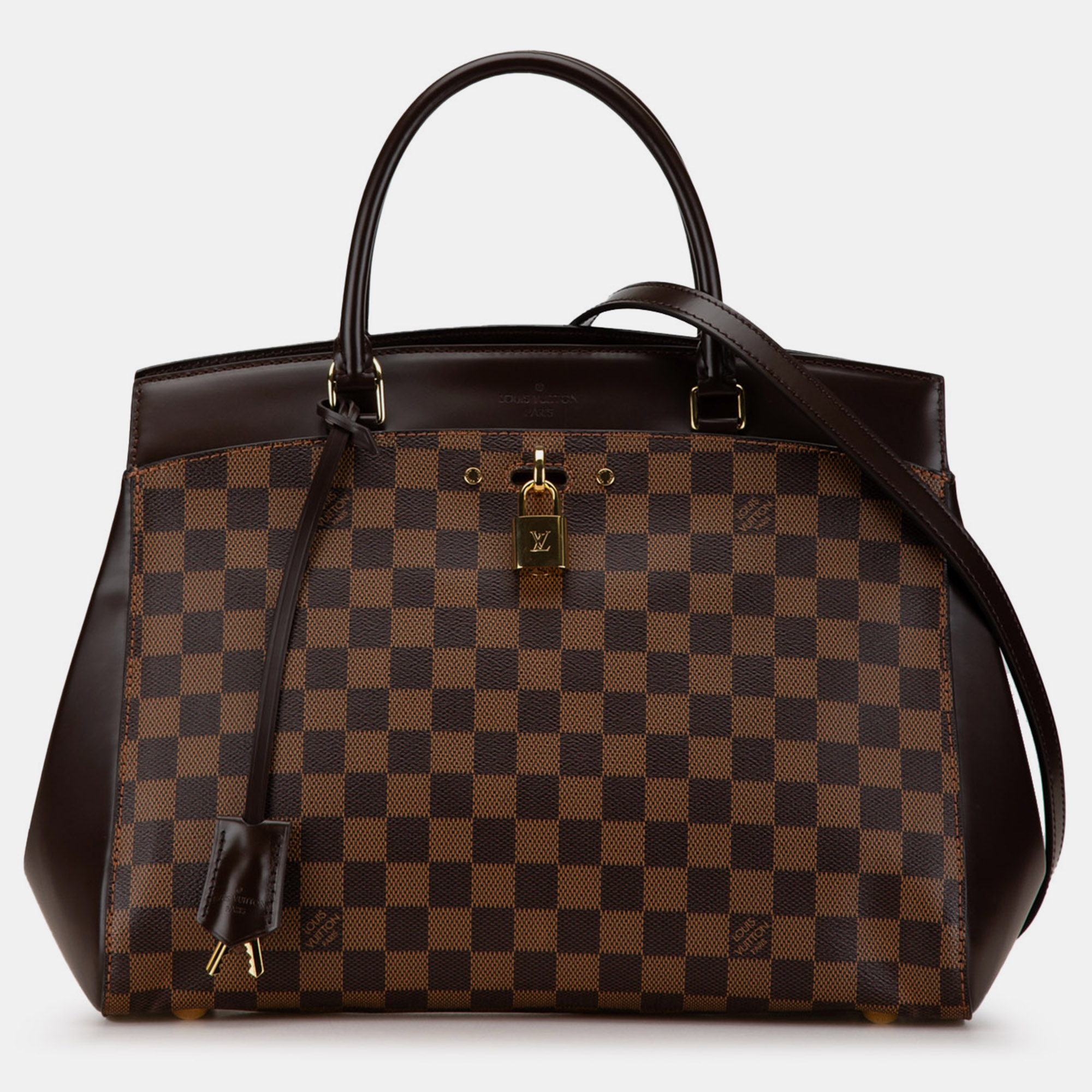 

Louis Vuitton Damier Ebene Rivoli MM Bag, Brown