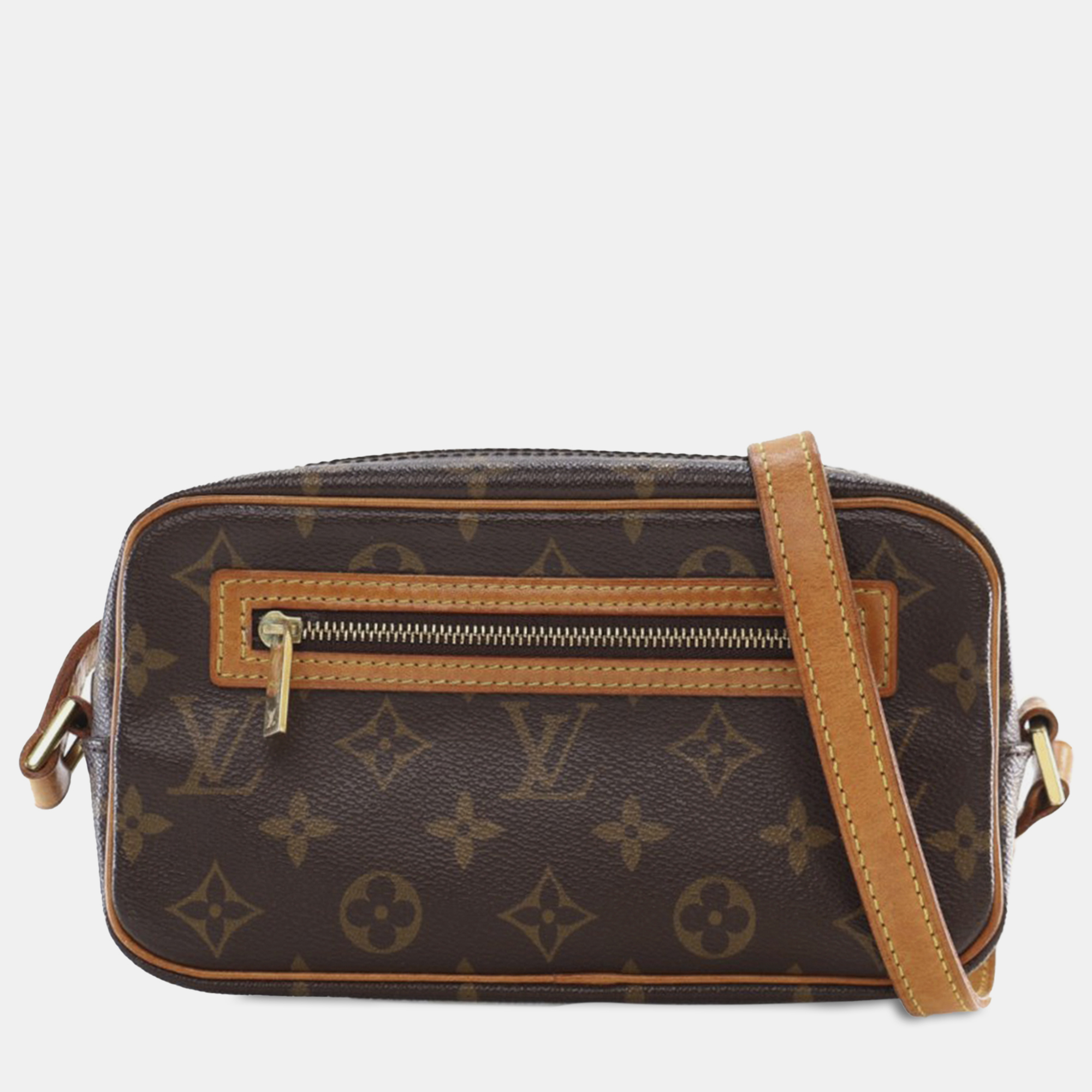 

Louis Vuitton Brown Monogram Canvas Pochette Cite Bag