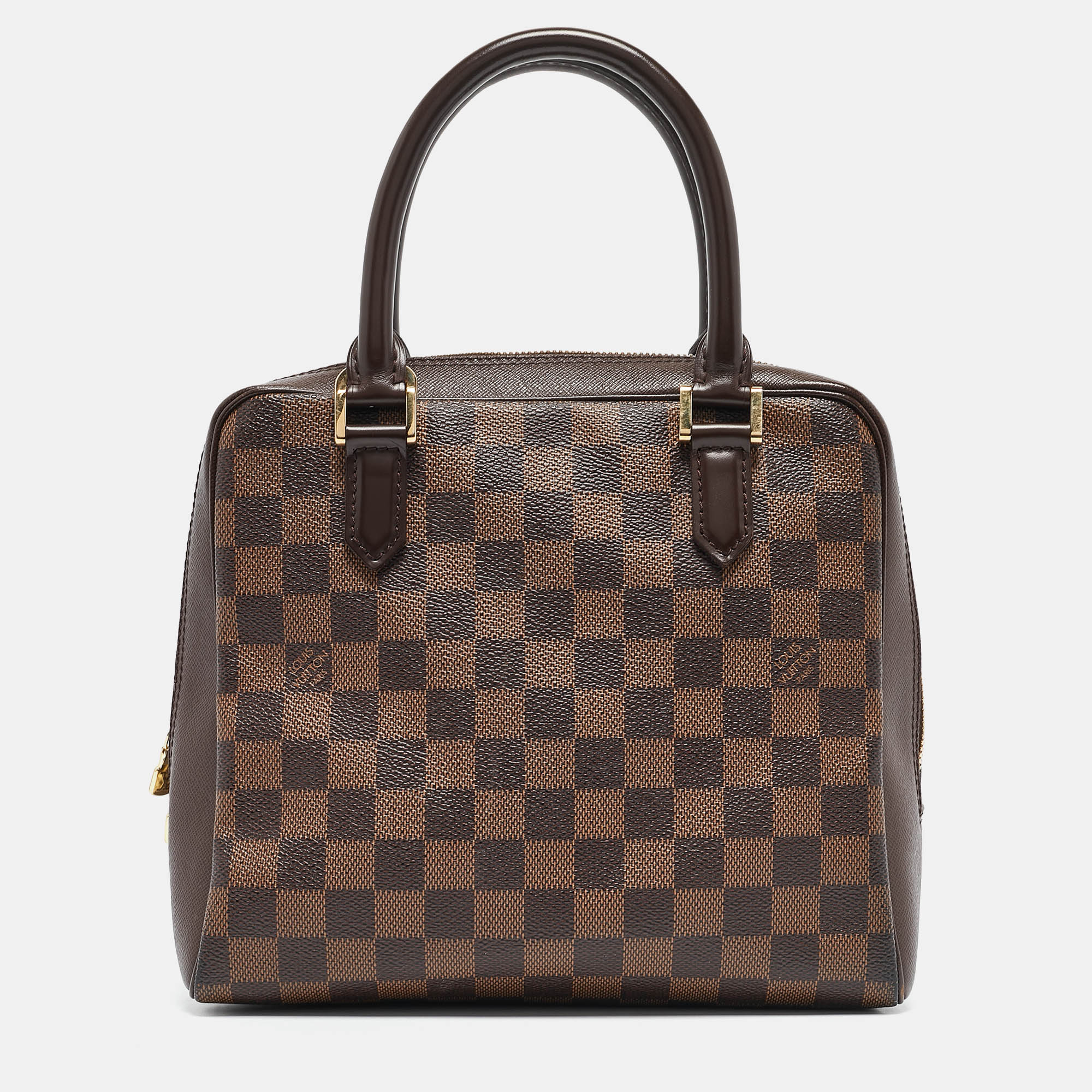 

Louis Vuitton Damier Ebene Canvas and Leather Brera Bag, Brown