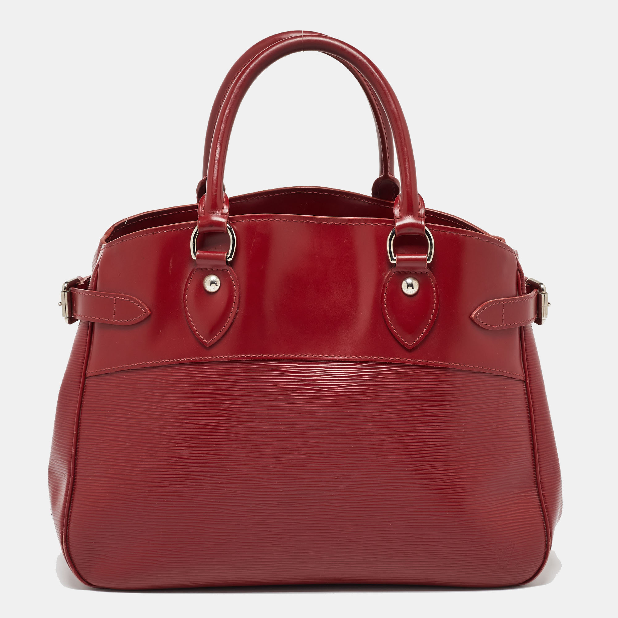 

Louis Vuitton Rubis Epi Leather Passy PM Bag, Red