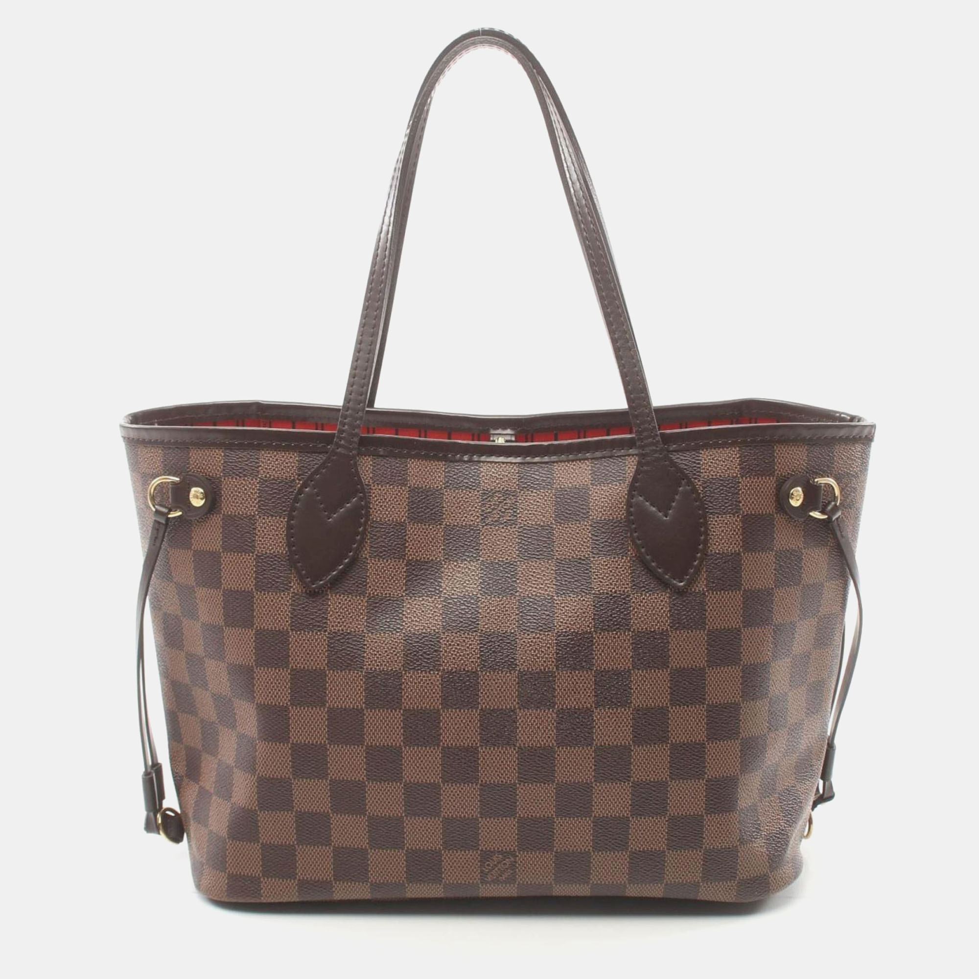 Pre-owned Louis Vuitton Brown Damier Ebene Canvas Neverfull Pm Tote Bag