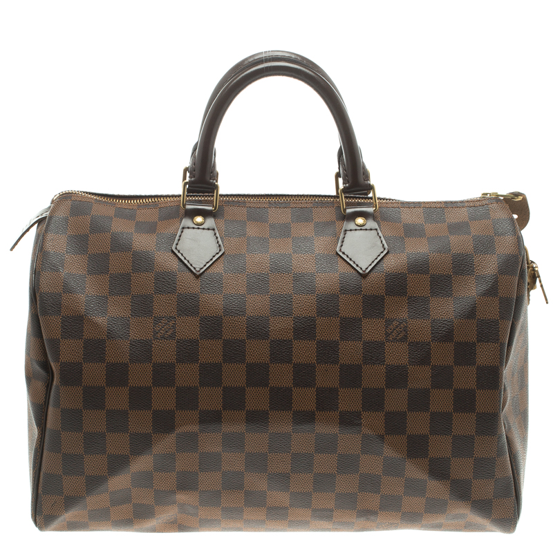 مملوكة مسبقًا Louis Vuitton Damier Ebene Canvas Speedy 35