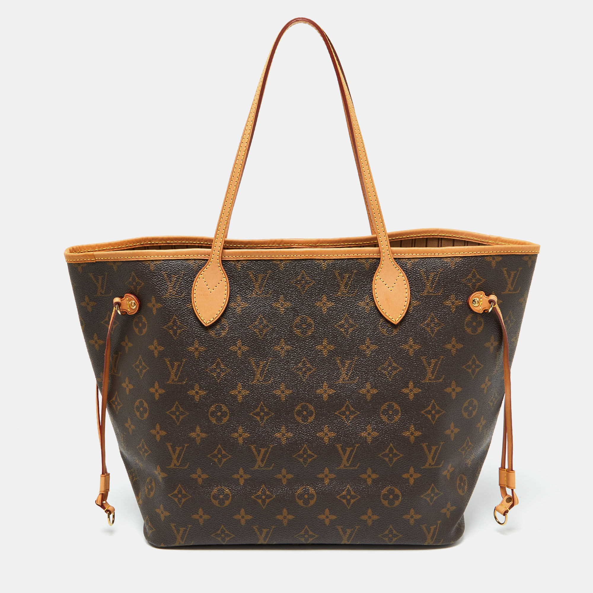 

Louis Vuitton Monogram Canvas Neverfull MM Bag, Brown