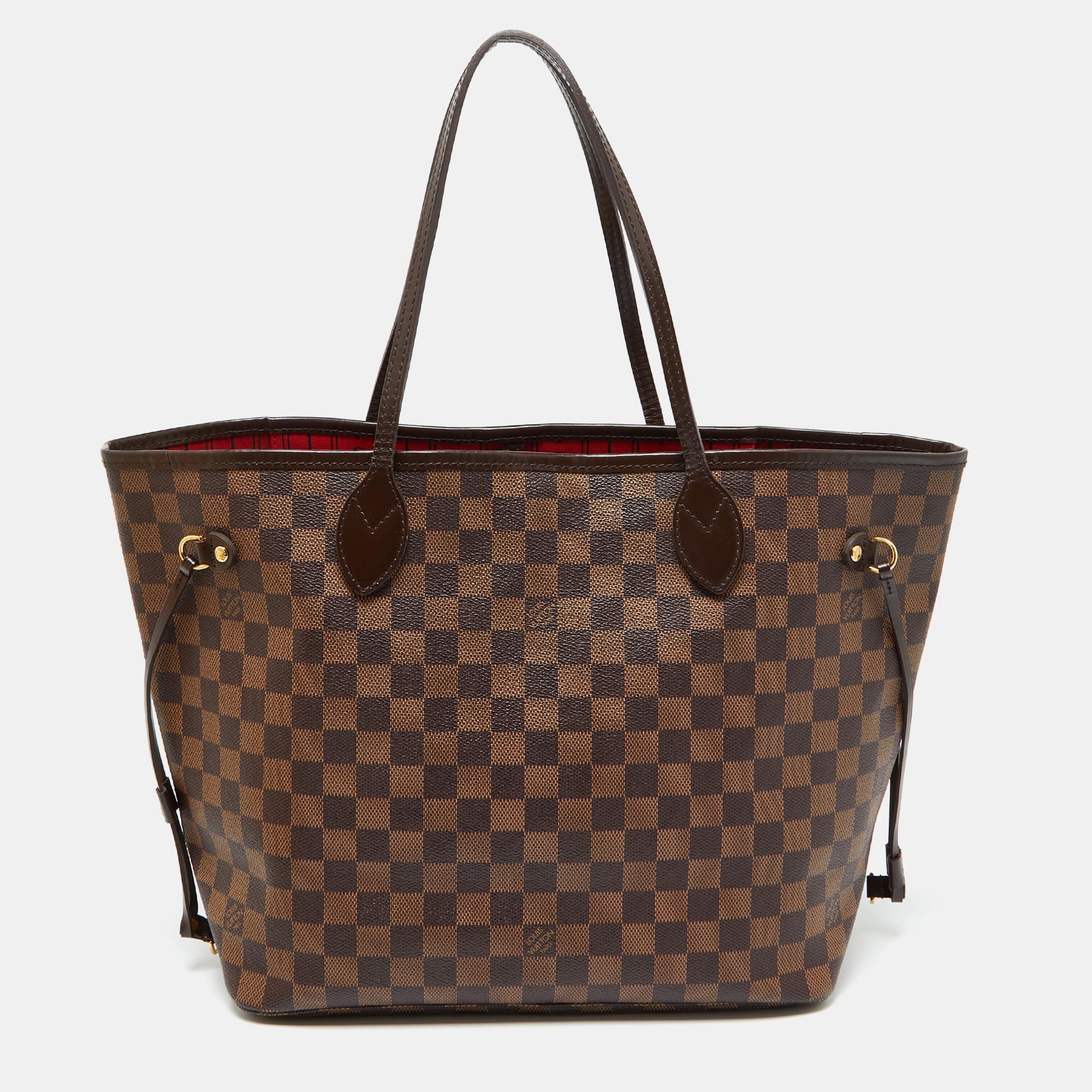 

Louis Vuitton Damier Ebene Canvas Neverfull MM Bag, Brown