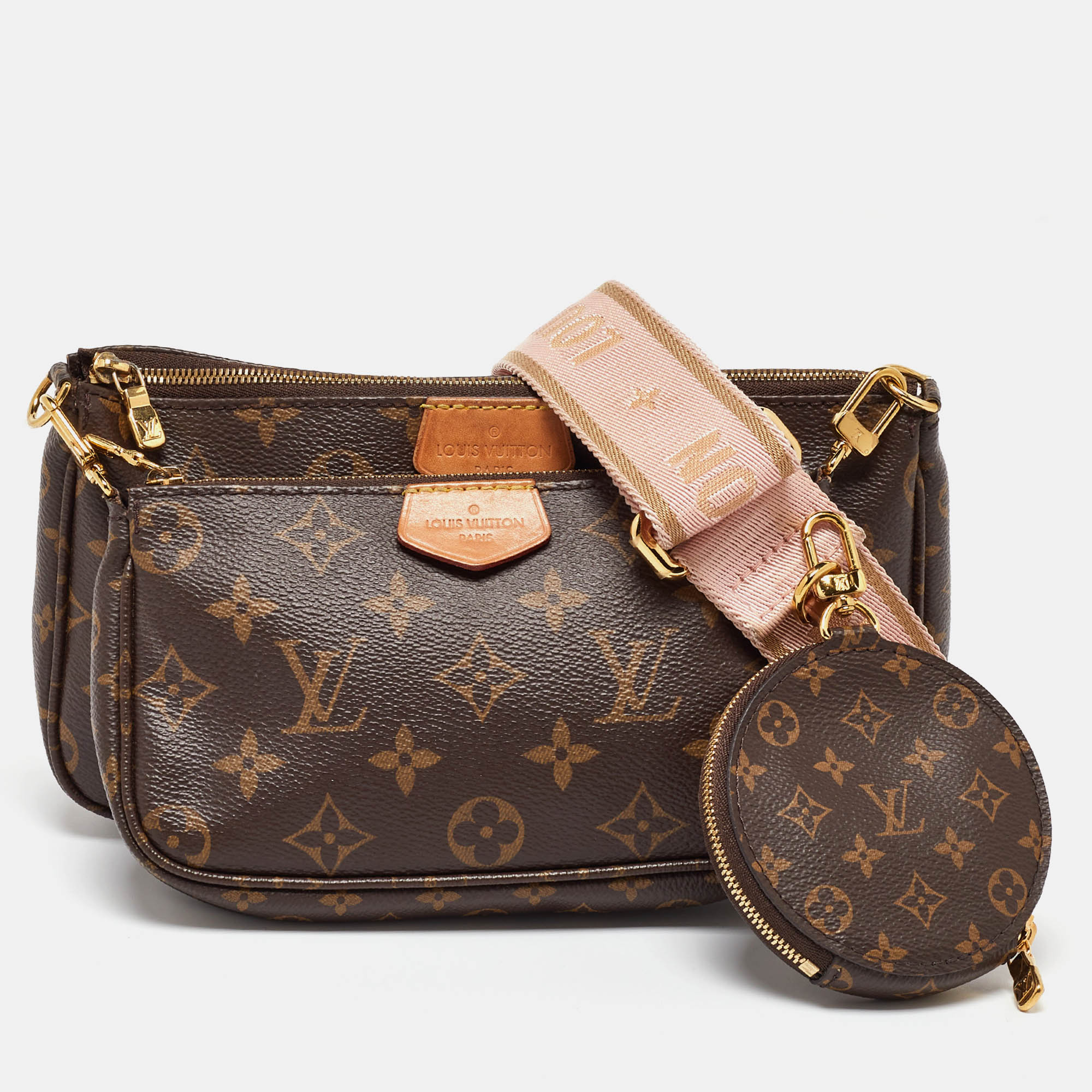 

Louis Vuitton Monogram Canvas Multi Pochette Accessoires Bag, Brown