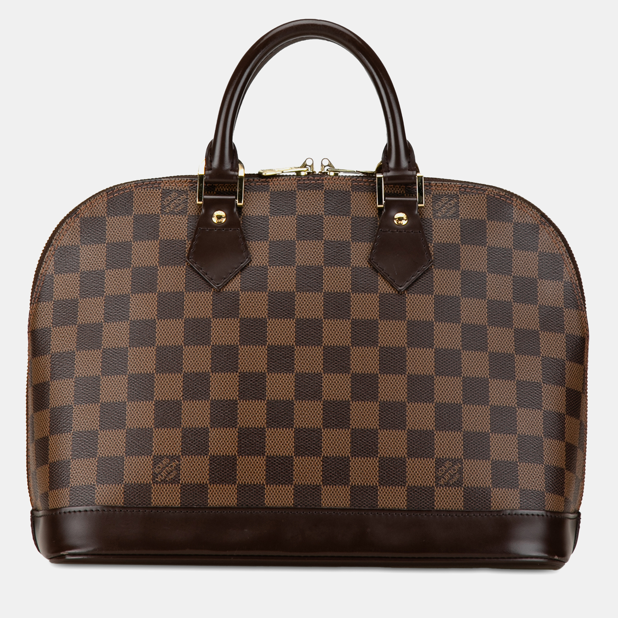 

Louis Vuitton Brown Damier Ebene Alma PM