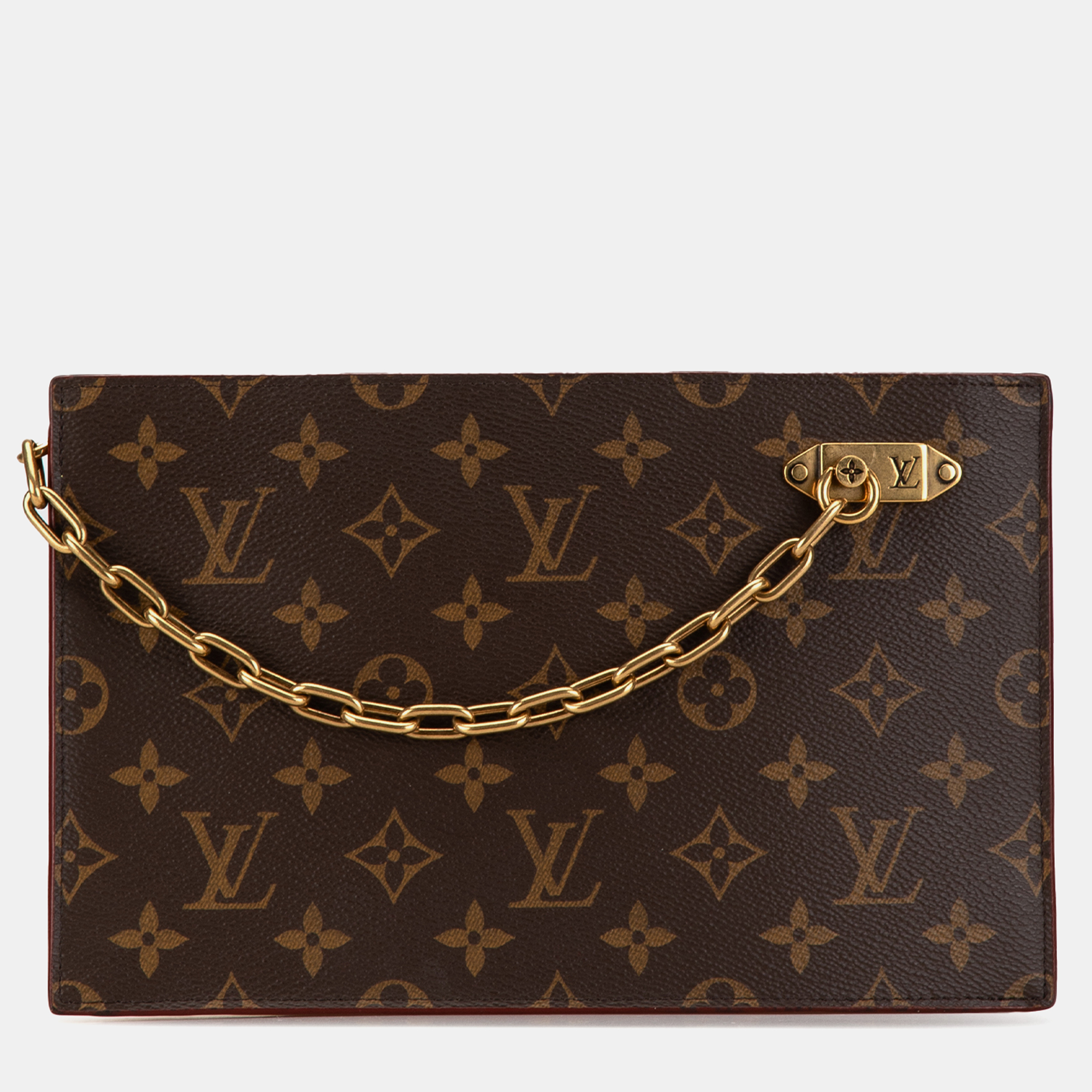 

Louis Vuitton Brown Monogram Legacy Chain Clutch