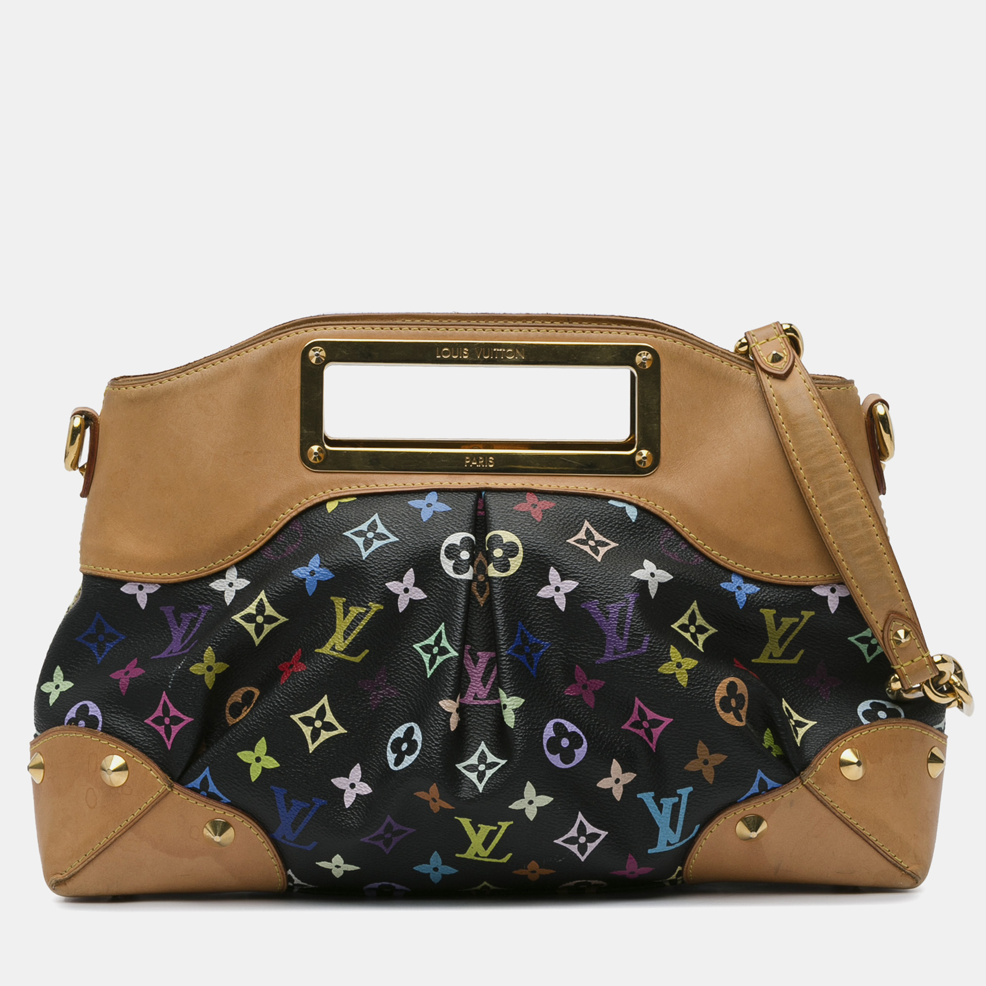 

Louis Vuitton Black Monogram Multicolore Judy MM Bag