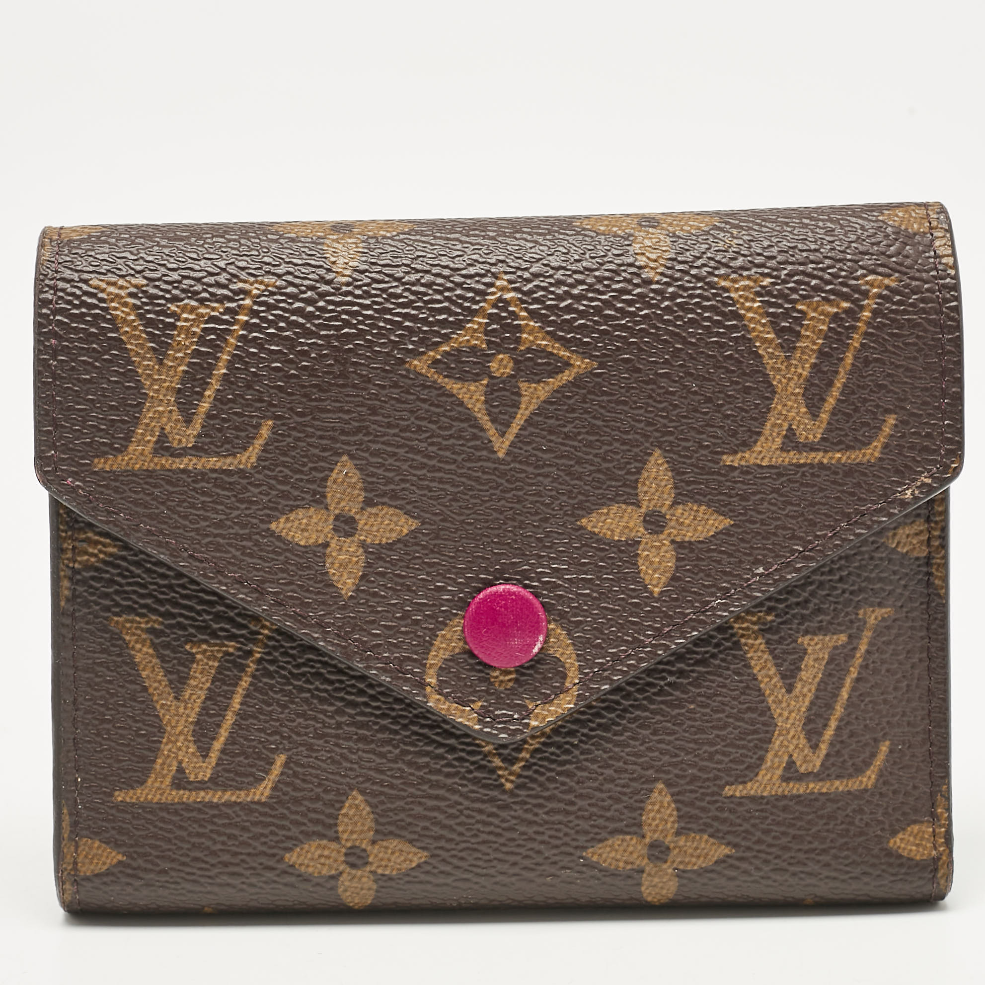 

Louis Vuitton Aurore Monogram Canvas Victorine Compact Wallet, Purple