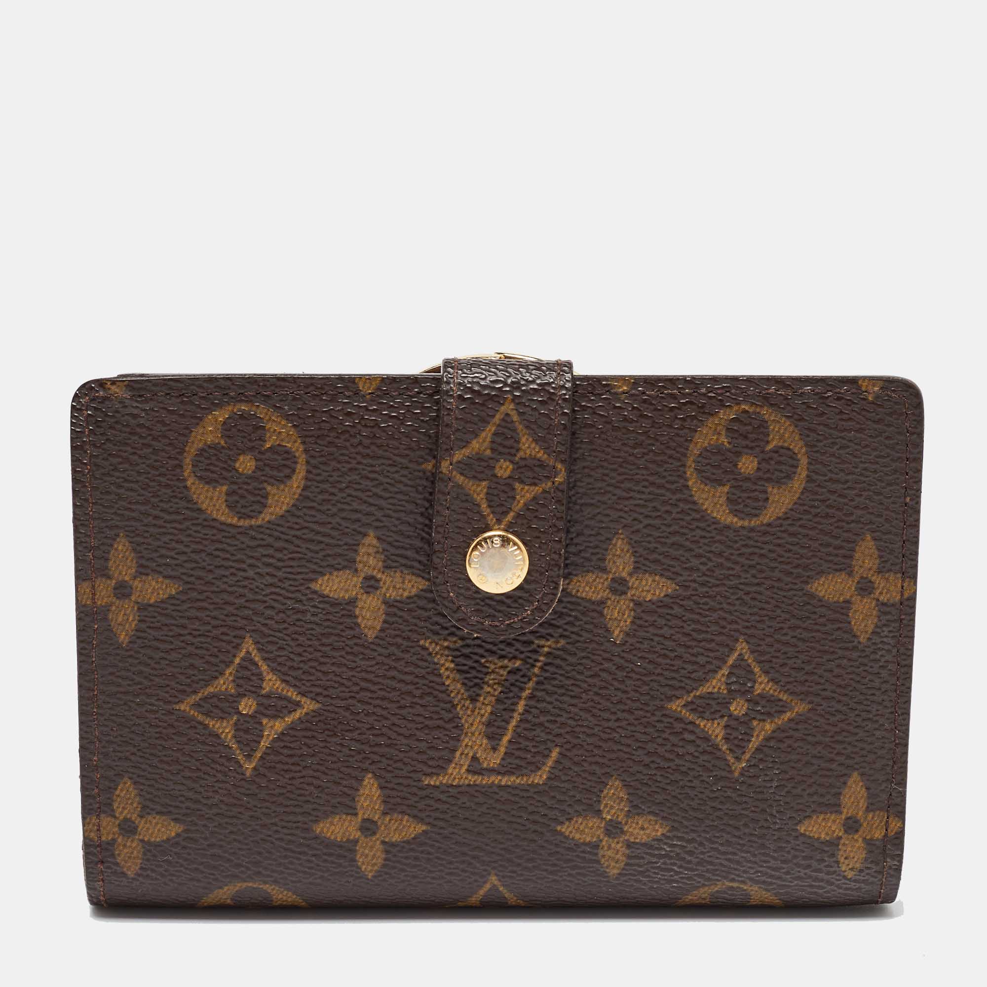 

Louis Vuitton Monogram Canvas Portefeuille Viennois Wallet, Brown