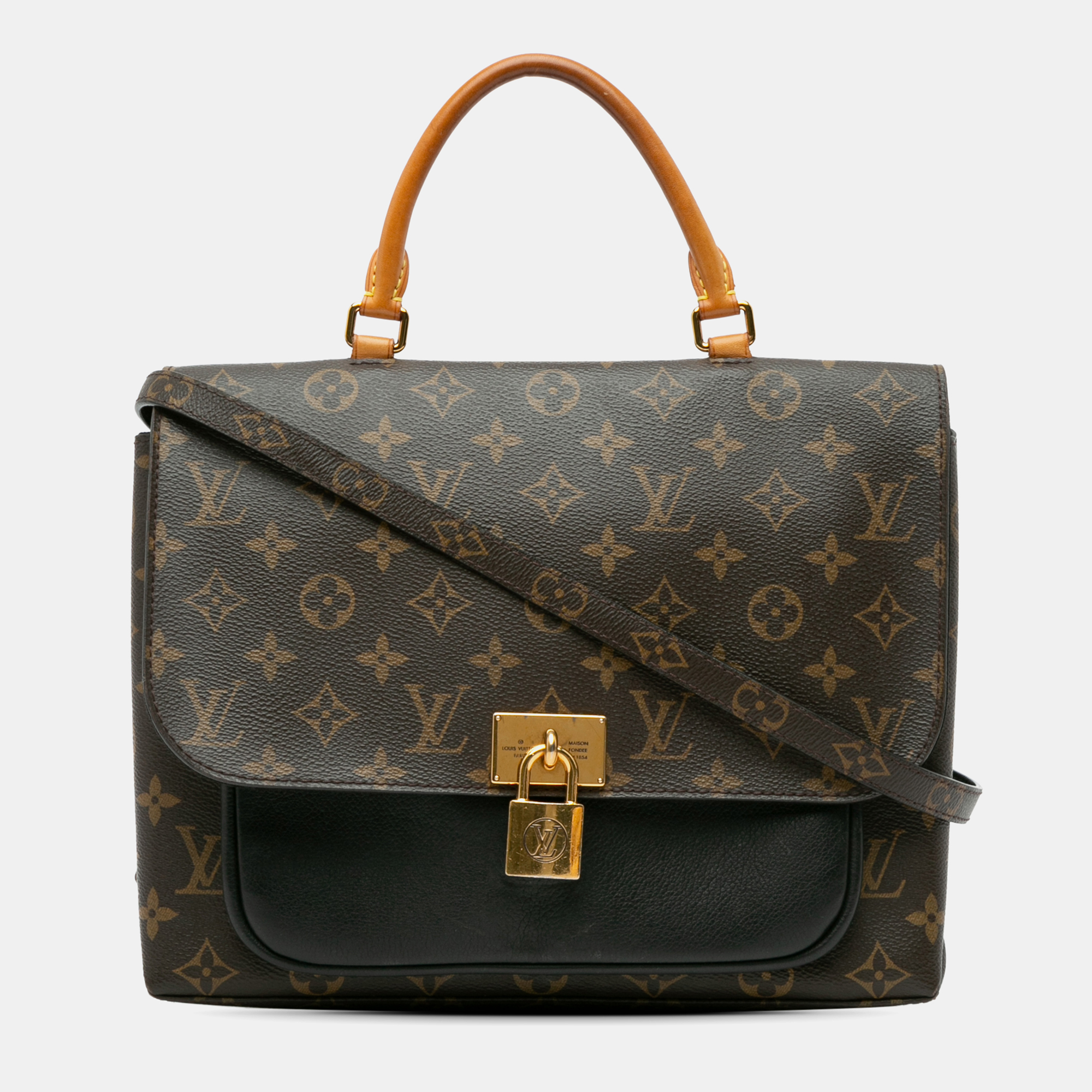 Pre-owned Louis Vuitton Monogram Marignan In Brown