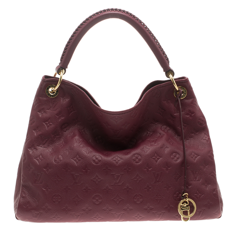 Pre Owned Louis Vuitton Aurore Monogram Empreinte Leather Artsy MM Bag