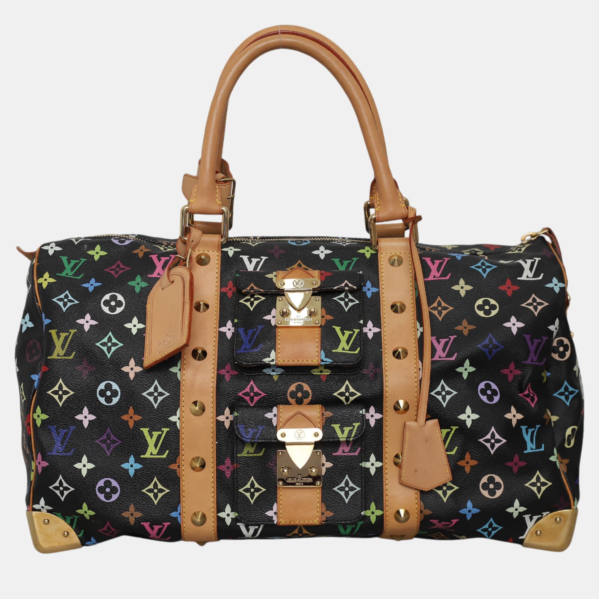 

Louis Vuitton Monogram Multicolor Keepall 45 Bag