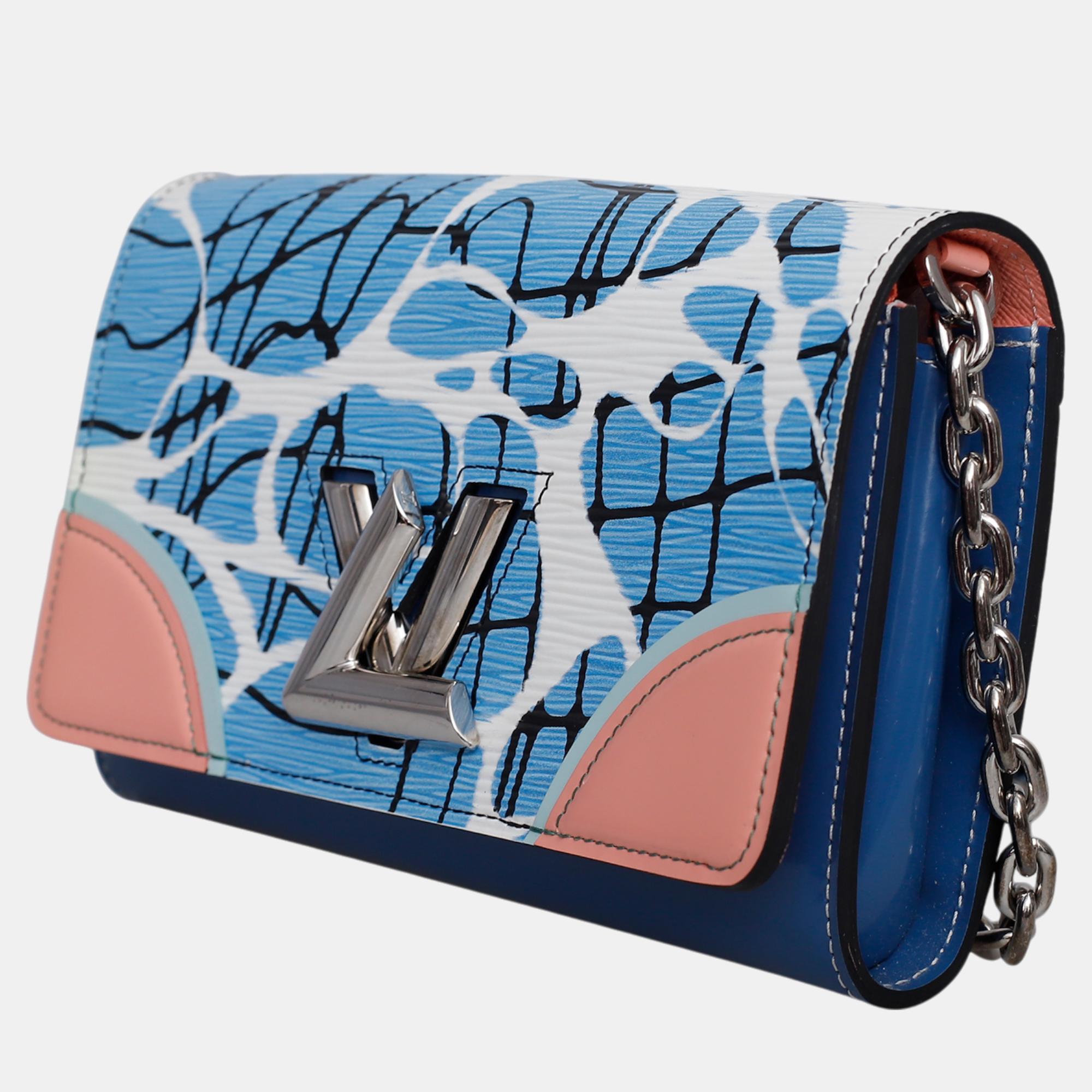 Louis Vuitton Aqua Twist Chain Wallet 
