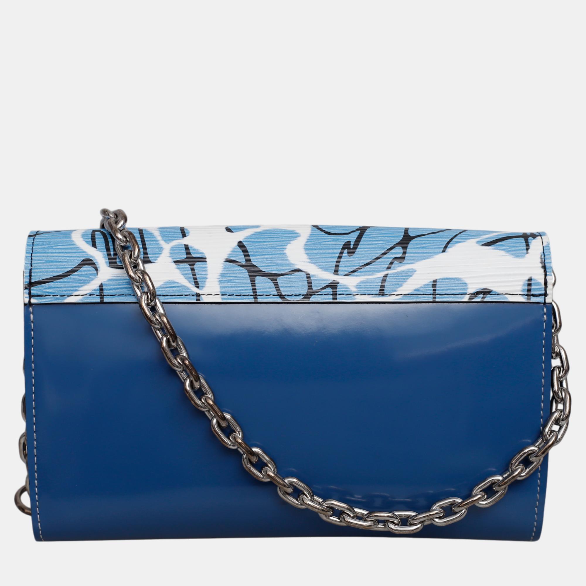 Louis Vuitton Aqua Twist Chain Wallet 